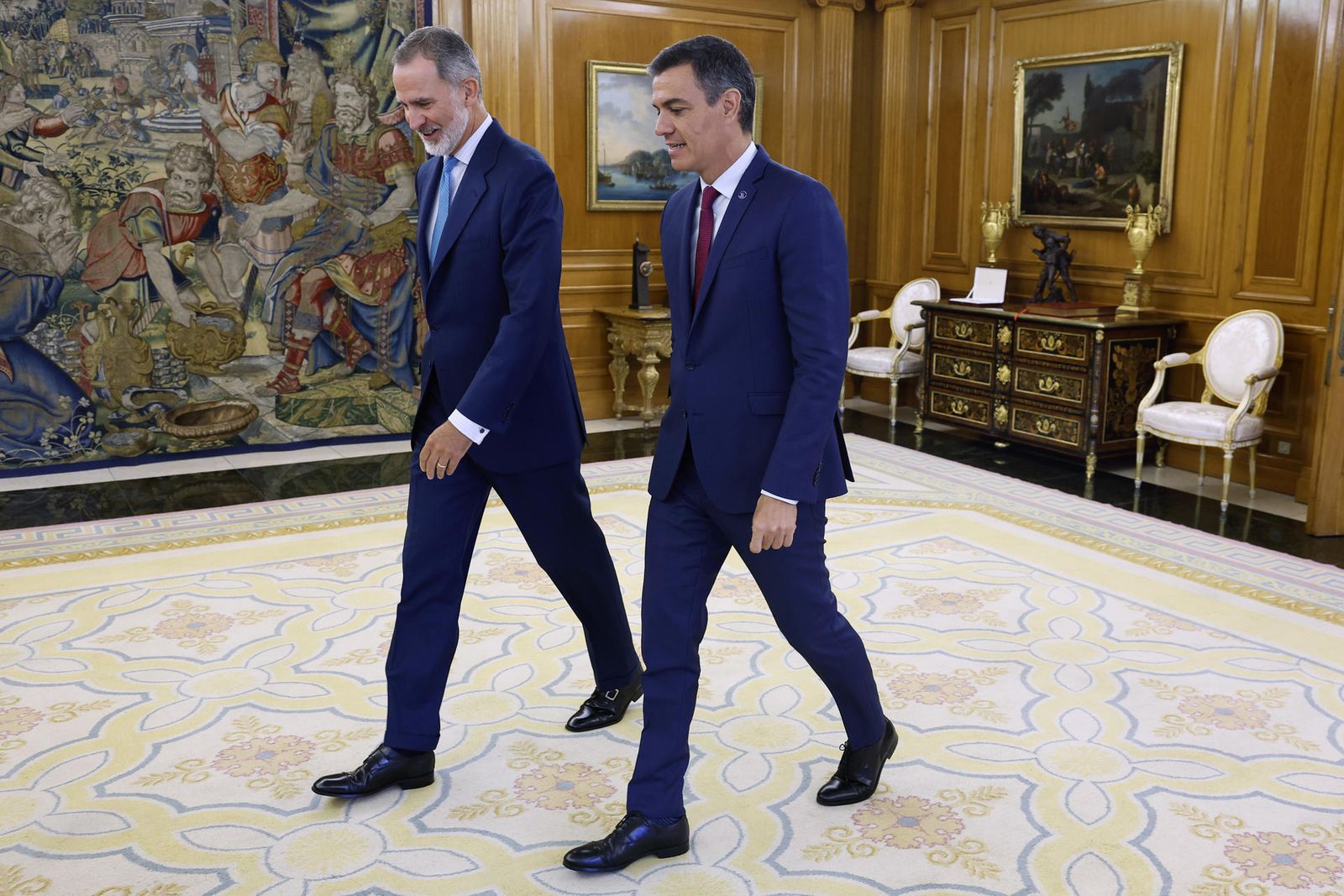 Felipe VI y Pedro Sánchez
