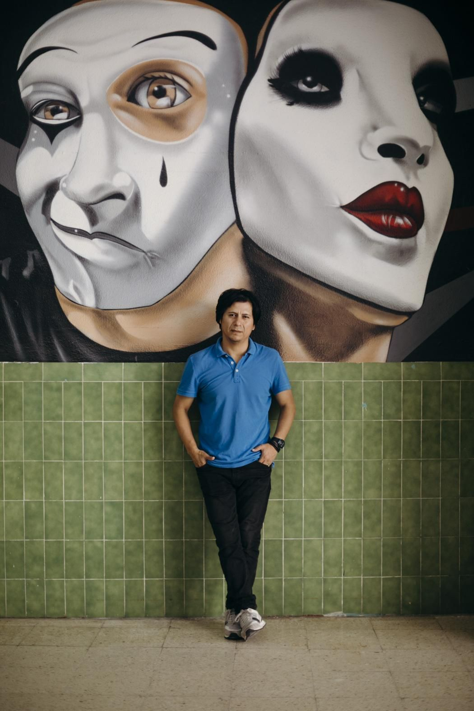 El actor y director teatral Martin Luther Flores Niño.