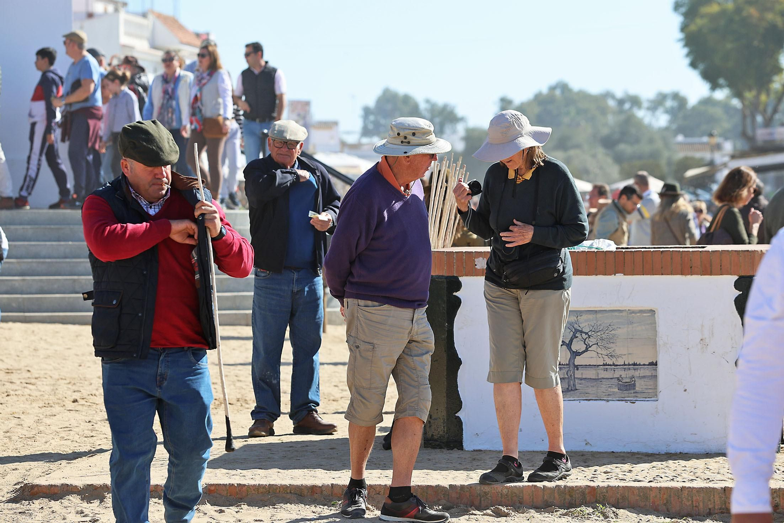 Imágenes del ambiente en la aldea del Rocío en la Candelaria 2024