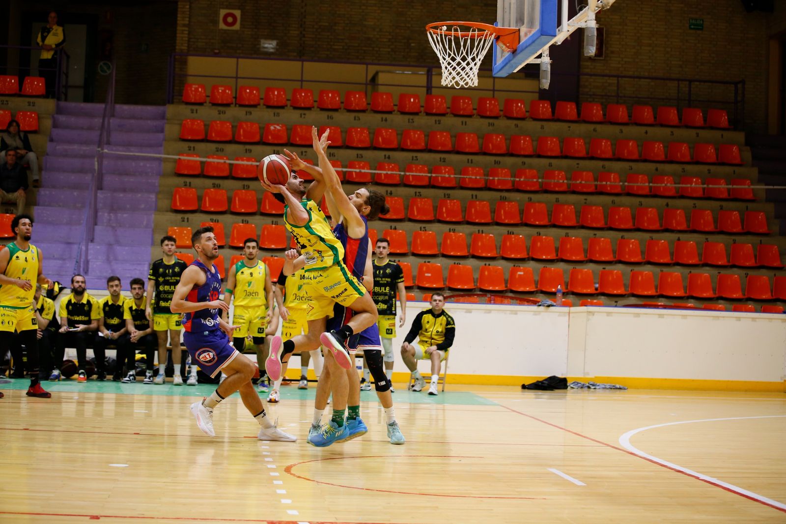 Imagen durante el partido jugado en La Salobreja