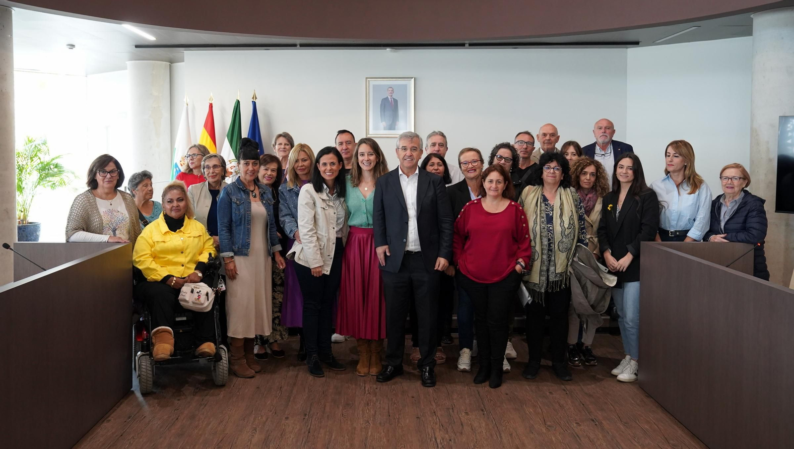 La reunión anual del Consejo Local del Voluntariado celebrada hoy.