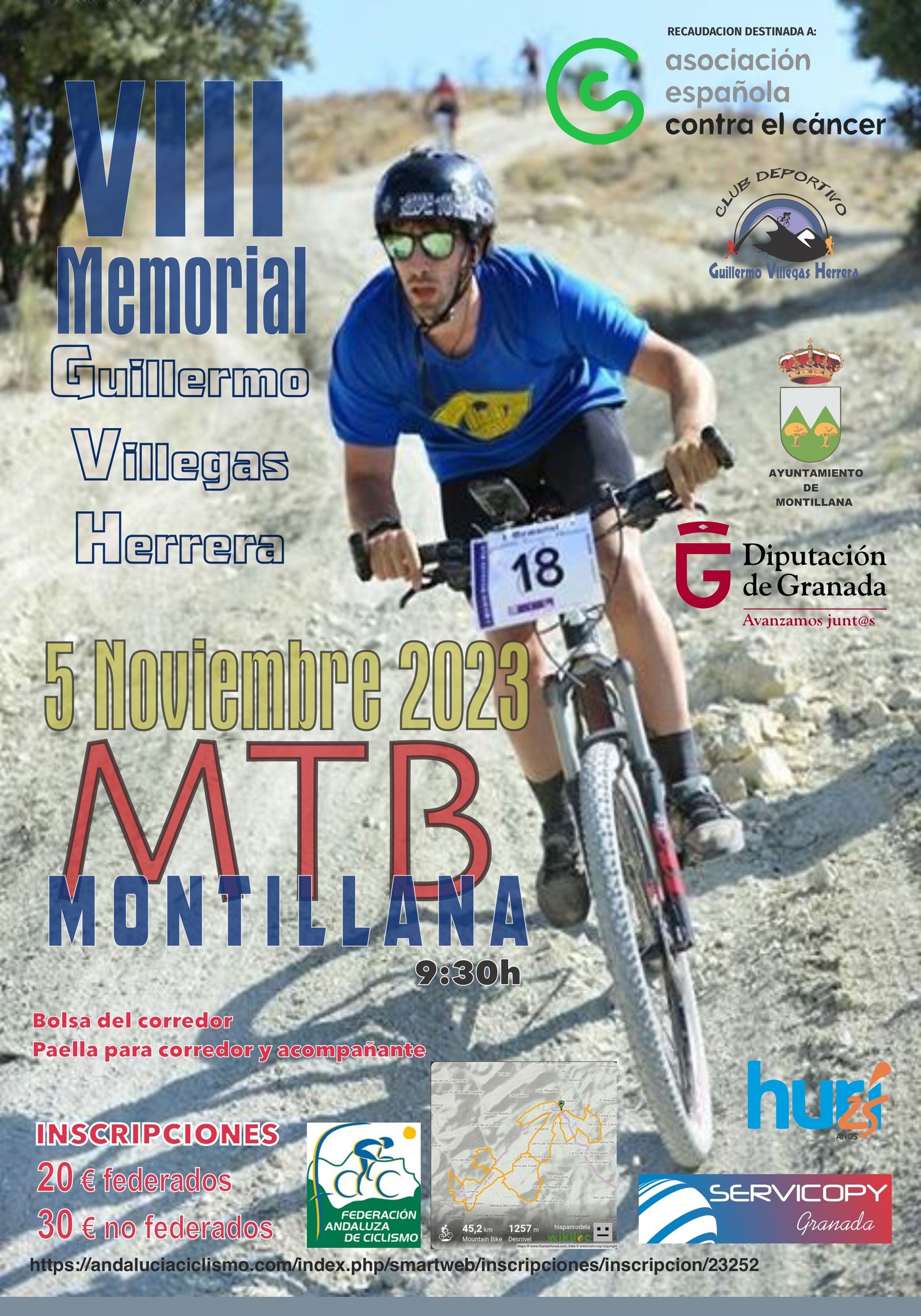 Cartel anunciador de la prueba