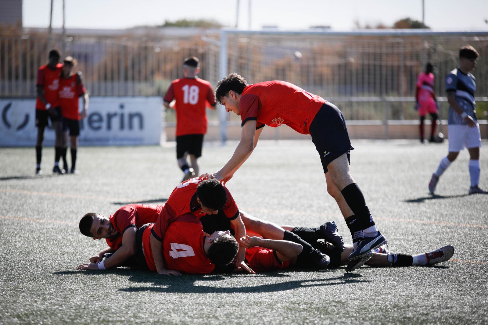Imágenes del partido entre la Cañada y el Sporting Atlético