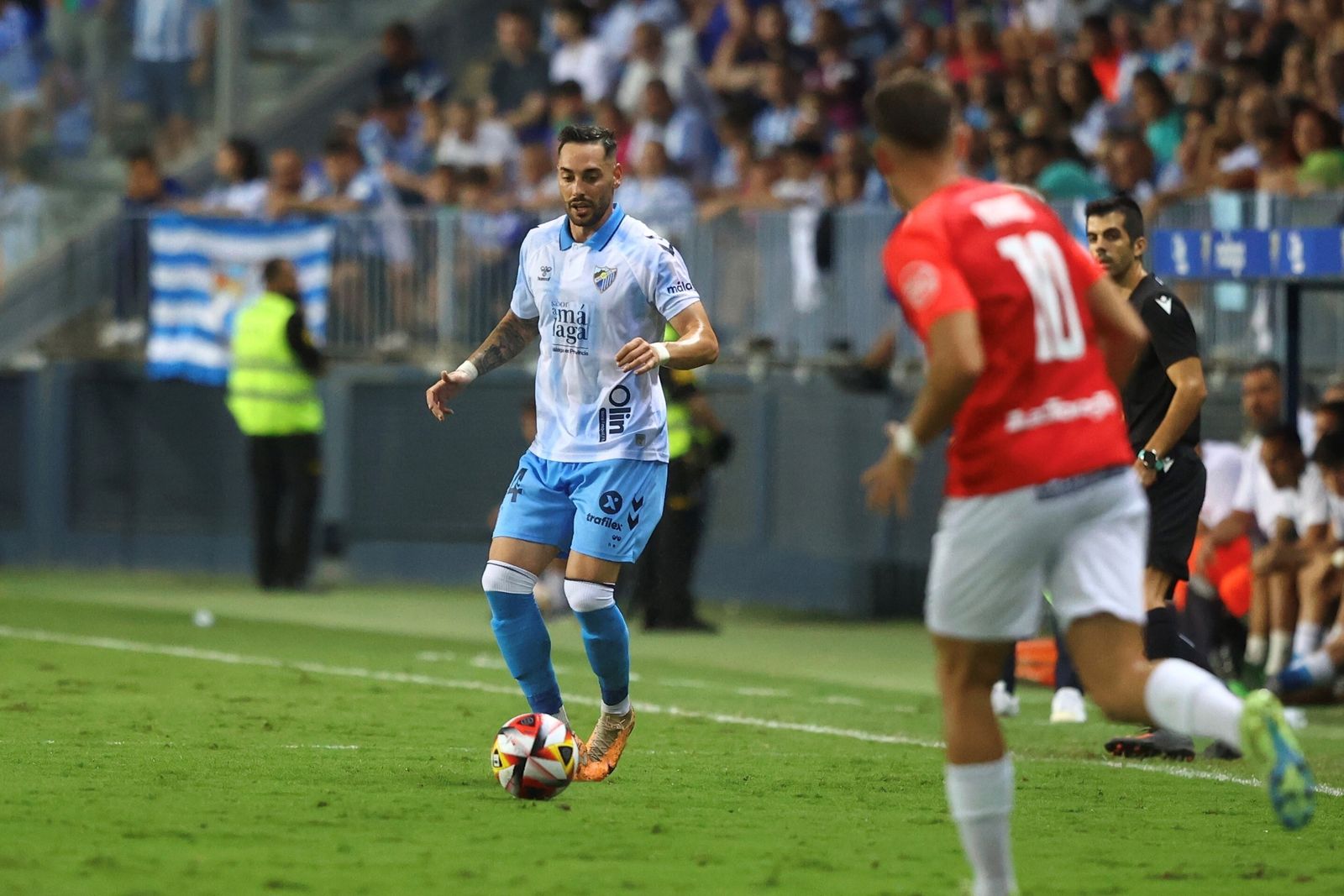 Víctor García, en acción.