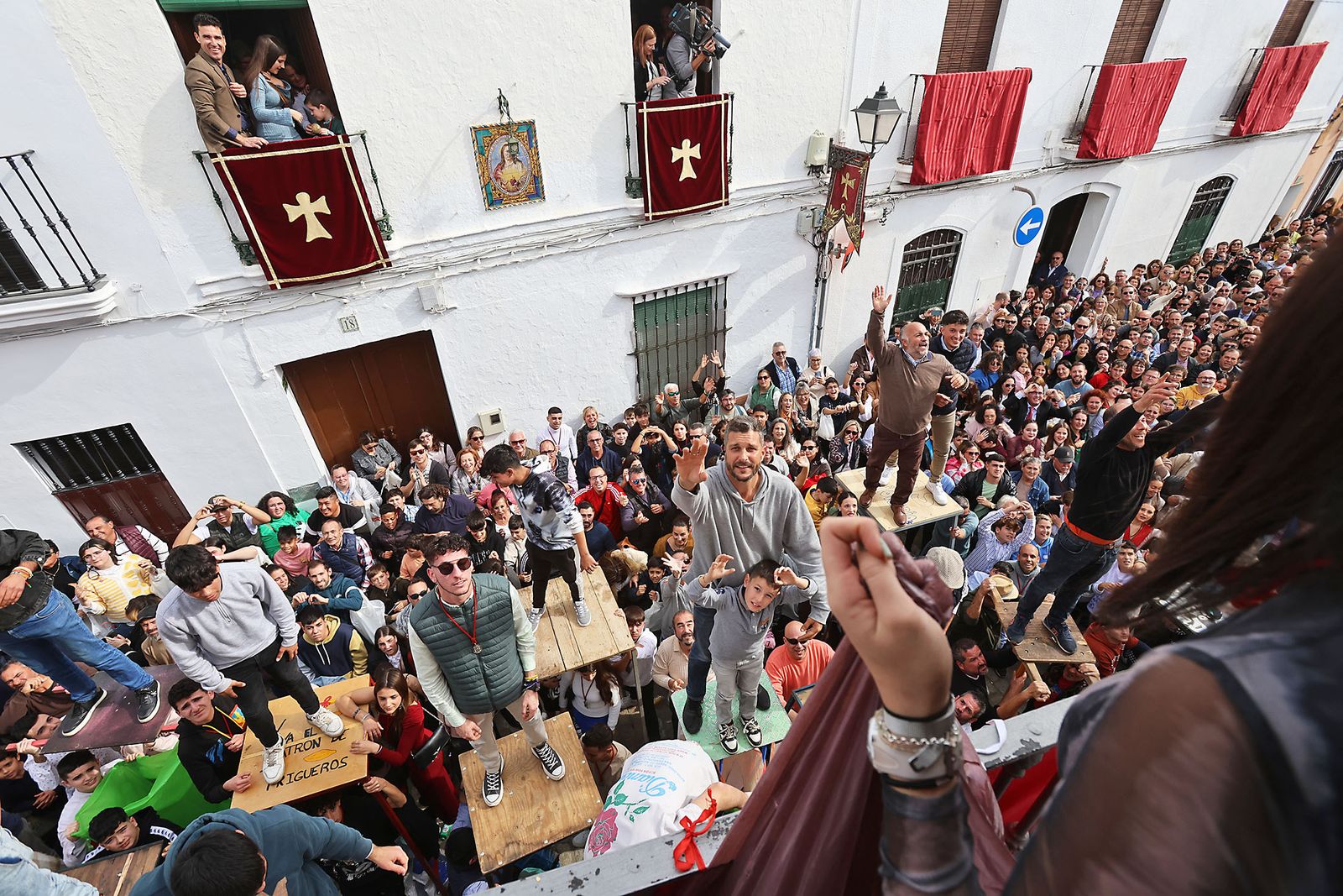 Imágenes de las tiradas de San Antonio Abad en Trigueros