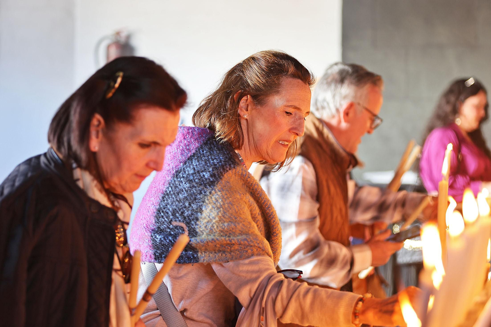 Imágenes del ambiente en la aldea del Rocío en la Candelaria 2024