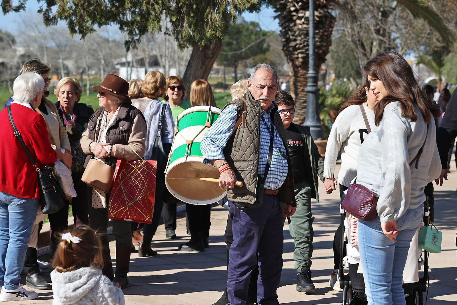 Imágenes del ambiente en la aldea del Rocío en la Candelaria 2024