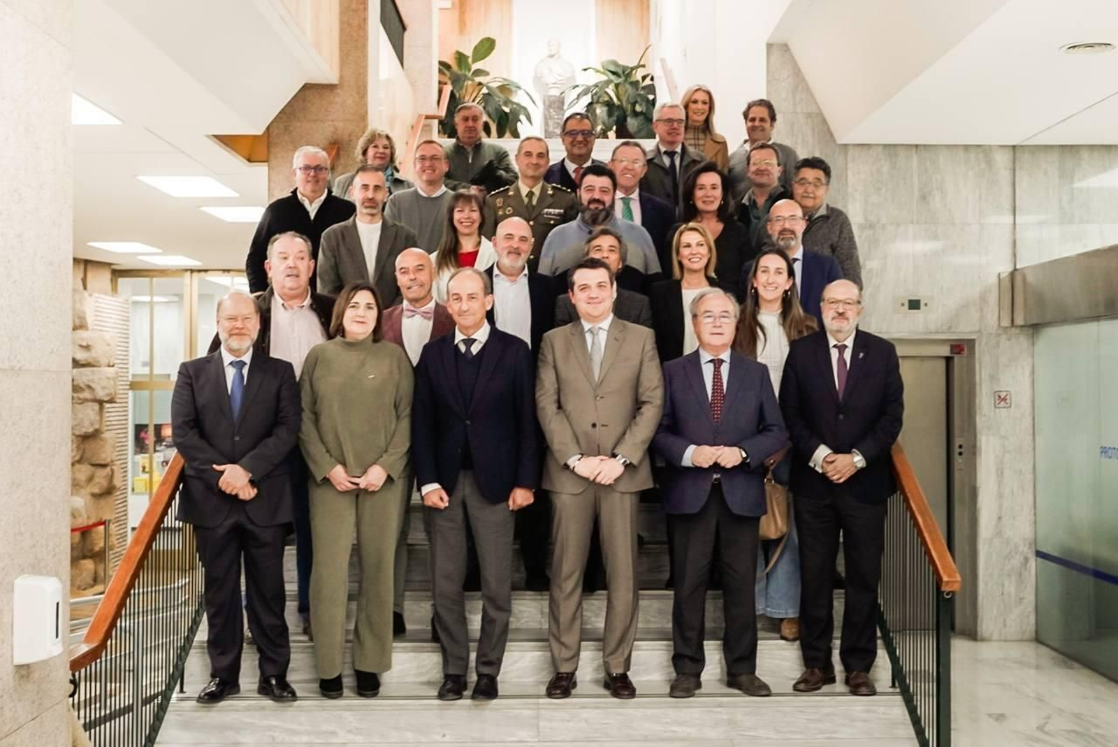 El Consejo Social de Córdoba tras la celebración del Pleno.