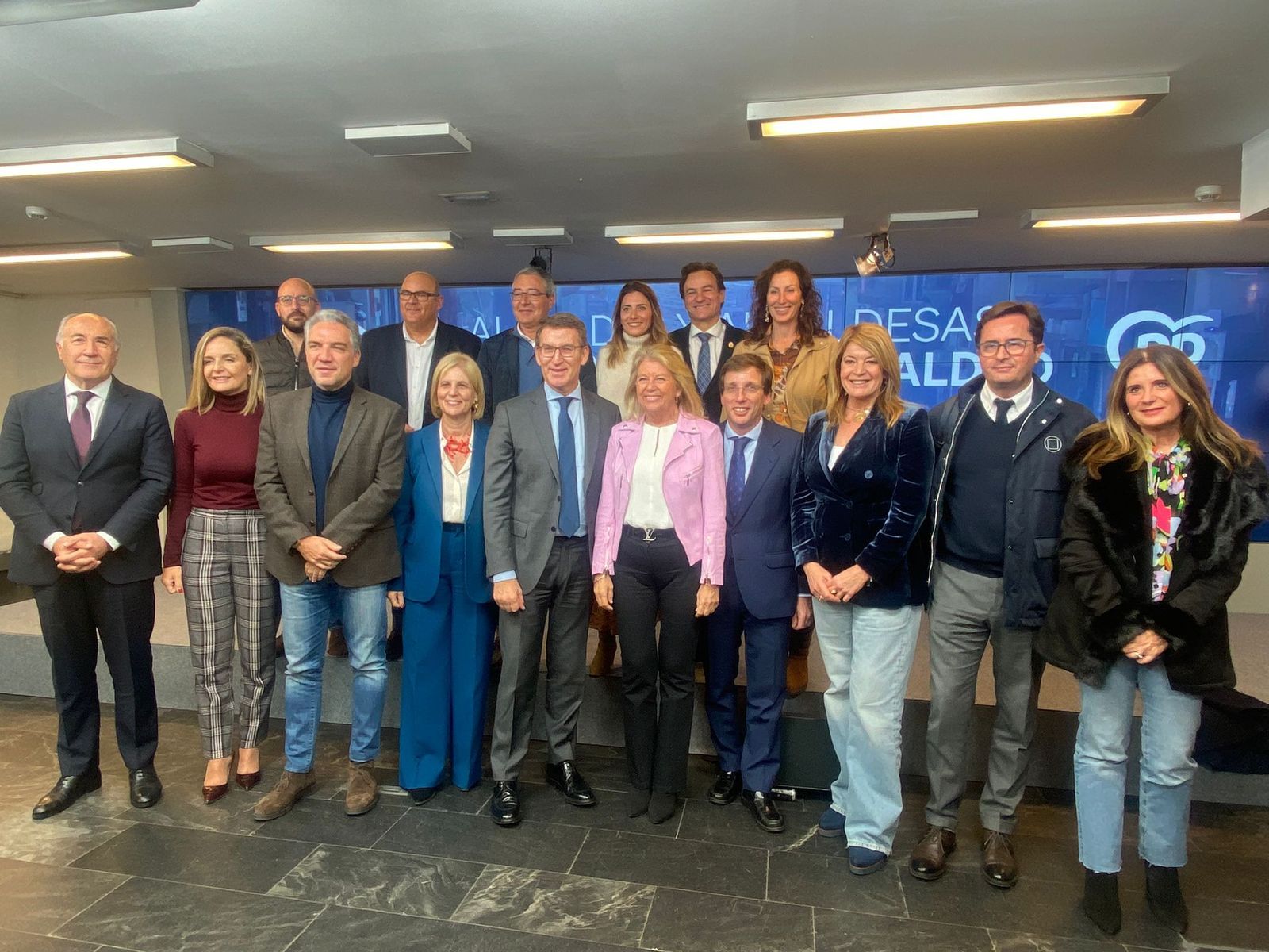 La alcaldesa de Huelva en el acto de PP.