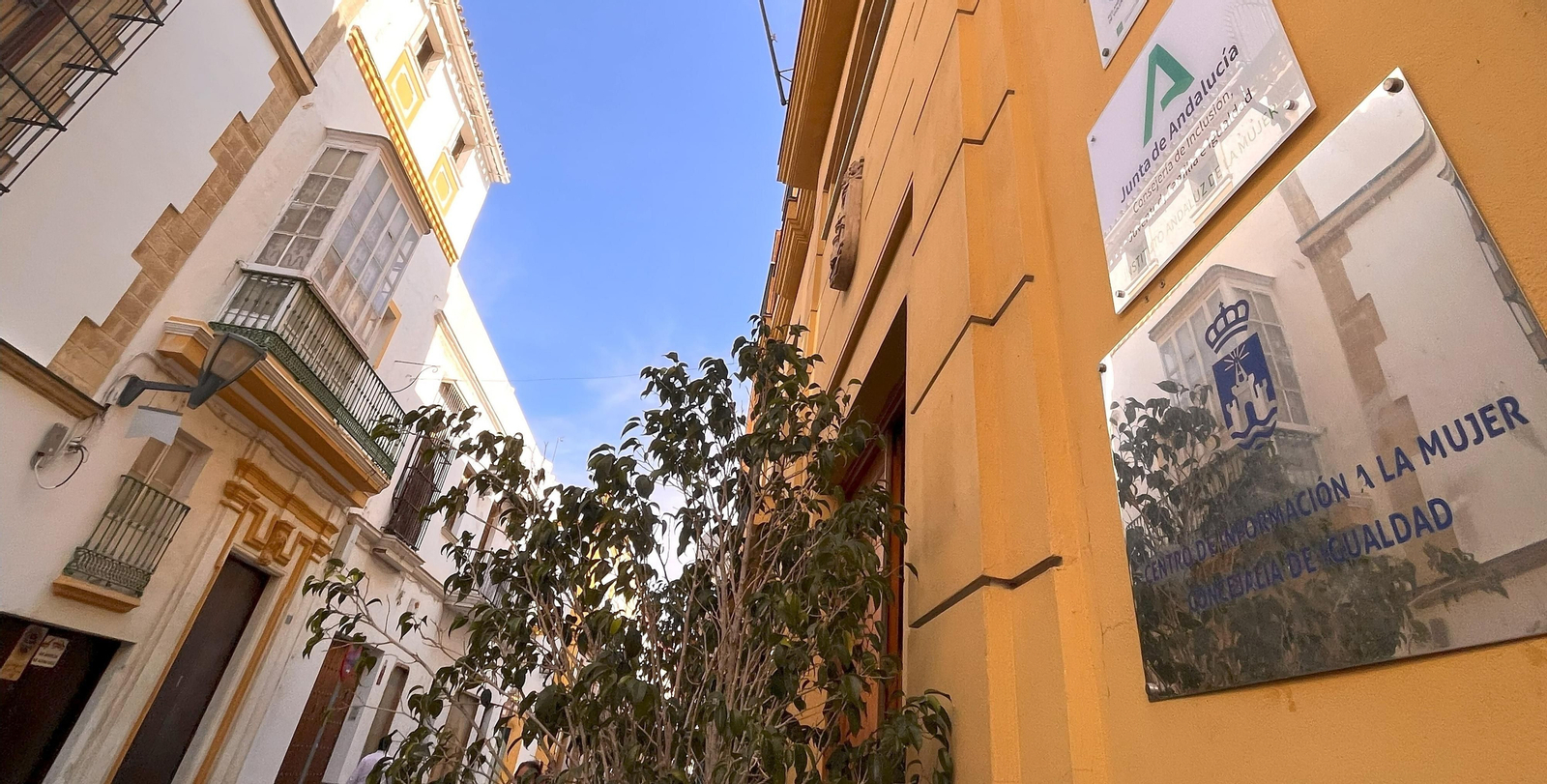 Una imagen de la sede de la Concejalía de Asuntos Sociales, en El Puerto.