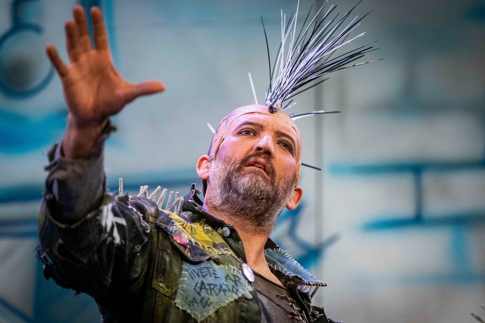 Ángel Gago durante la actuación de Semifinales