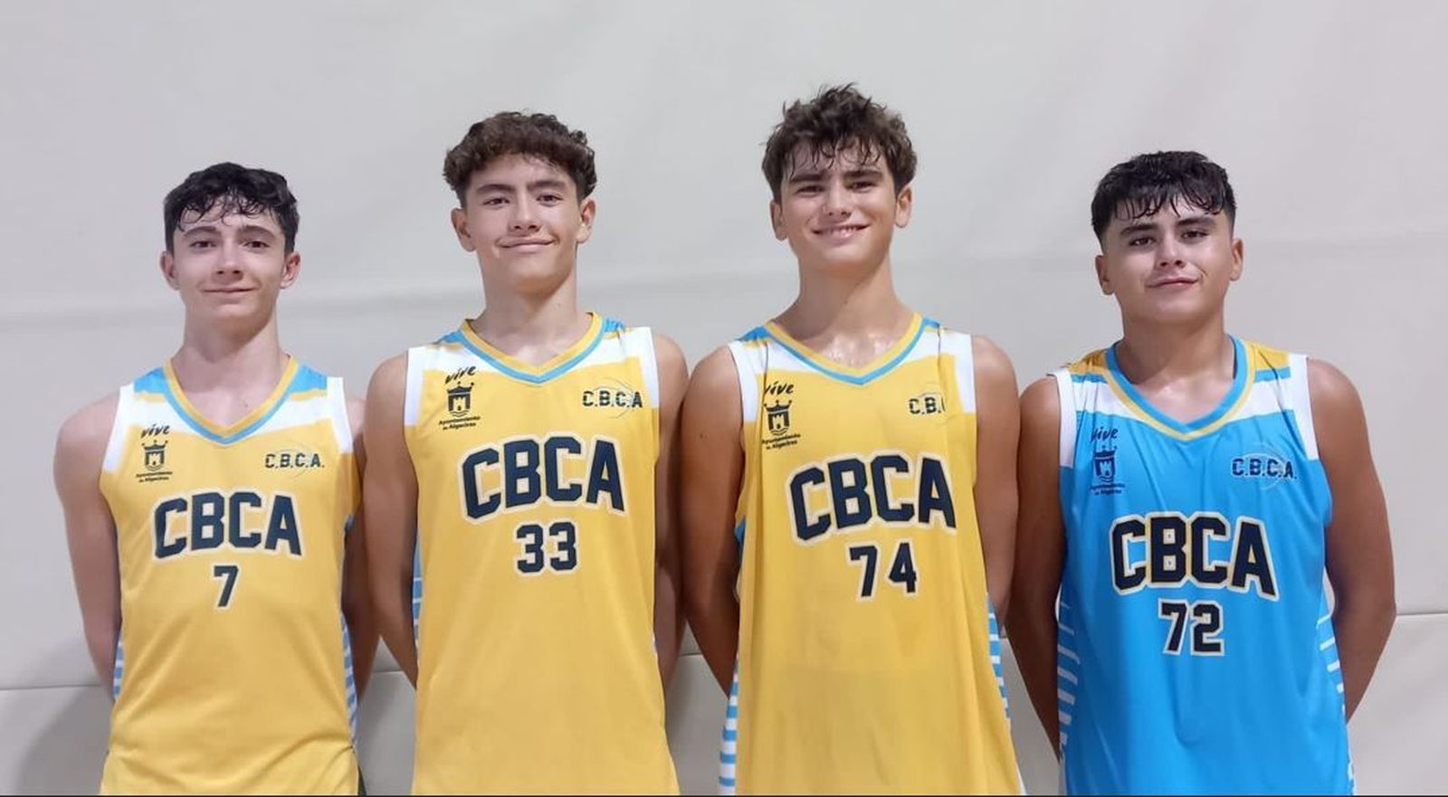 Los cuatro jugadores del Ciudad de Algeciras que forman parte de la selección