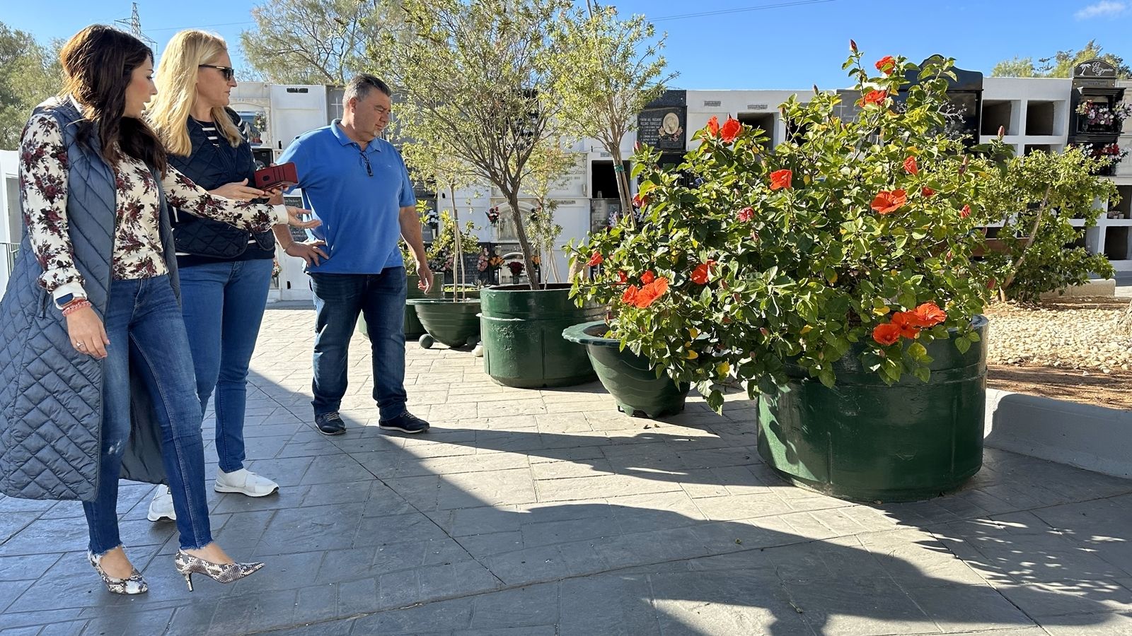 Las flores no pueden faltar en todo 1 de noviembre que se precie.