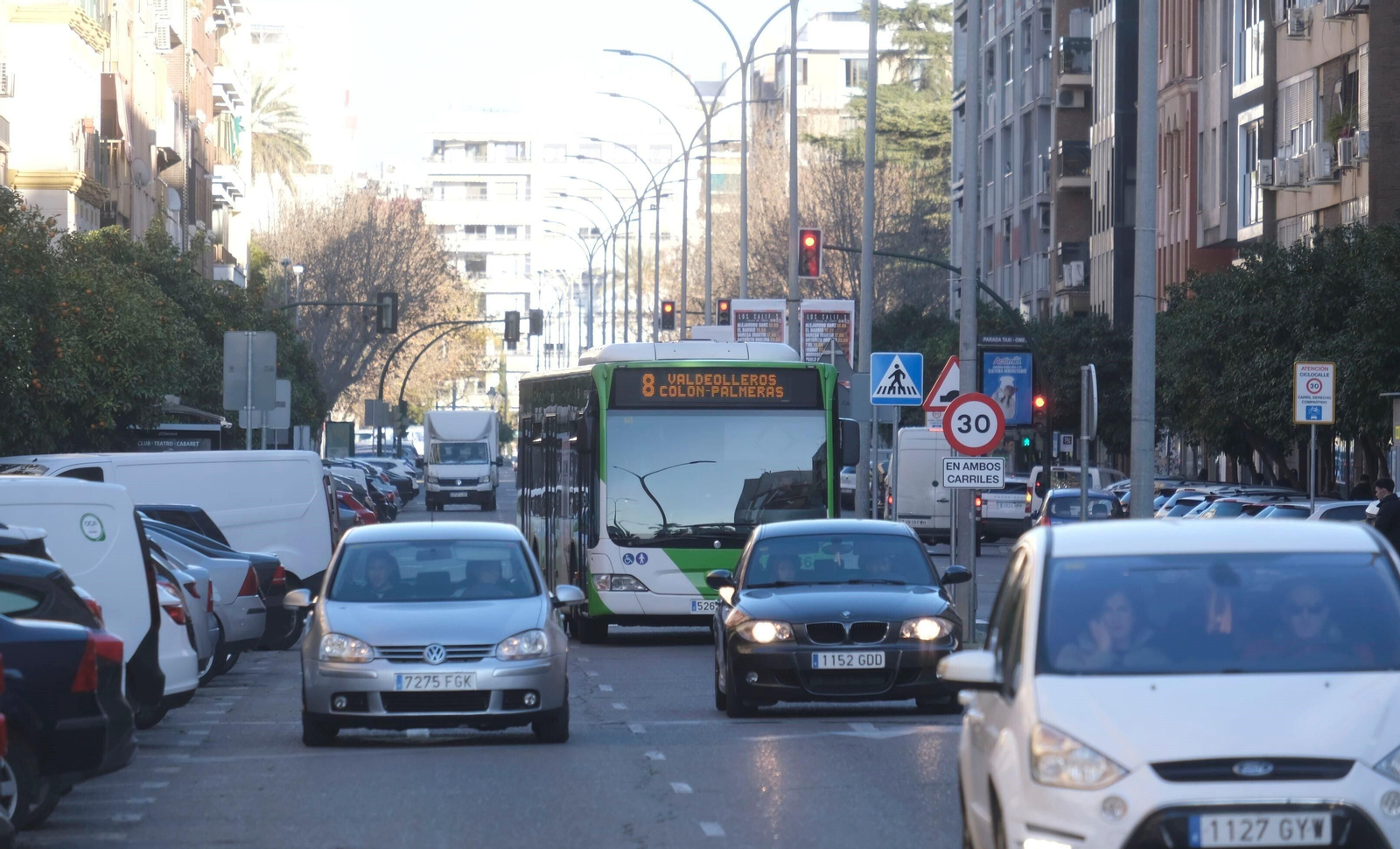 Tráfico en Córdoba capital.