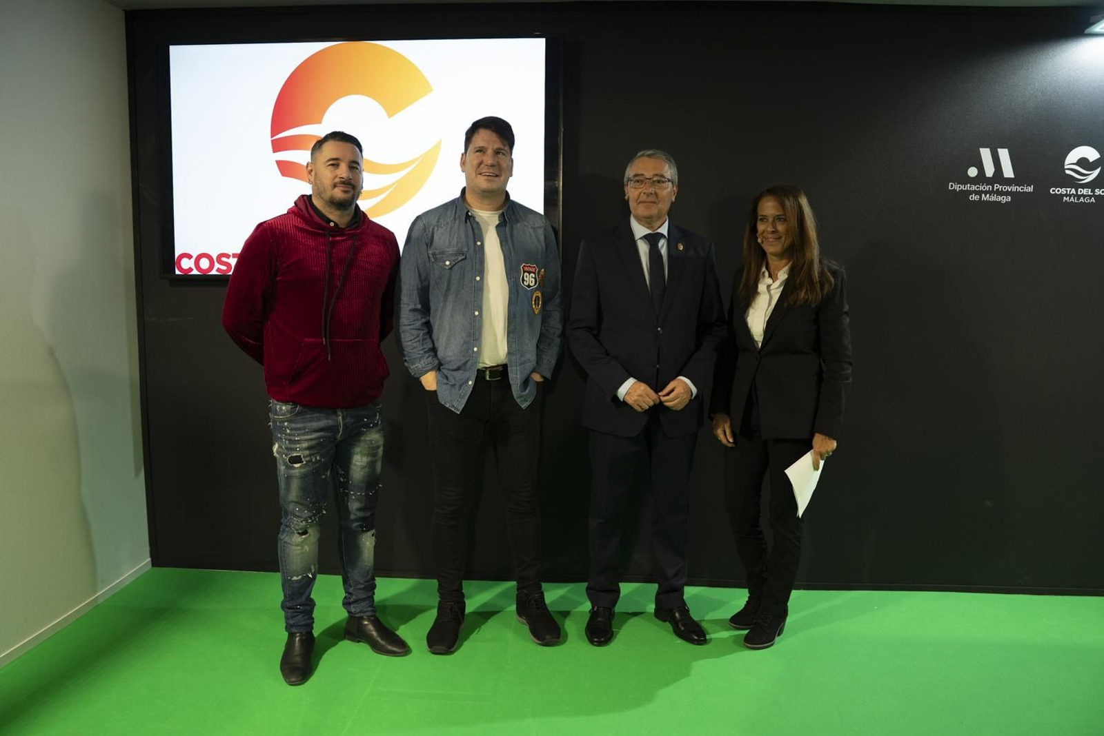 Andy & Lucas, Francisco Salado y Yolanda Nieto en la presentación del Selvatic Fest