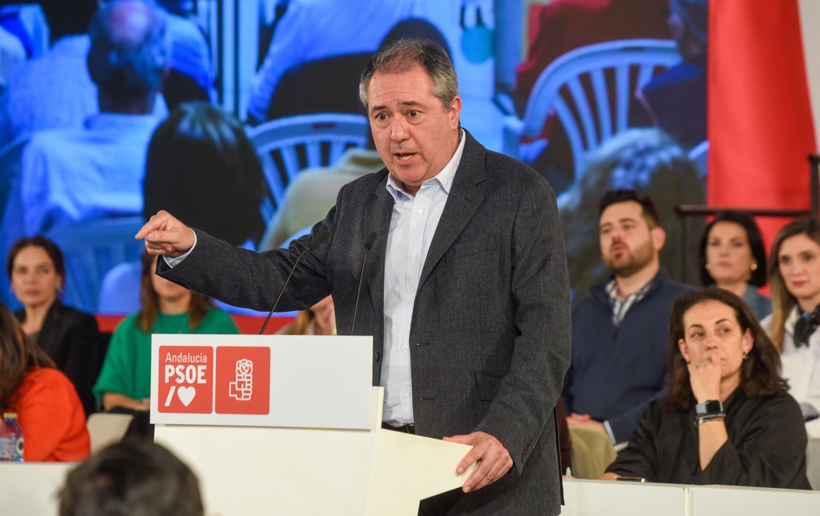 Juan Espadas, en el Comité Director del PSOE