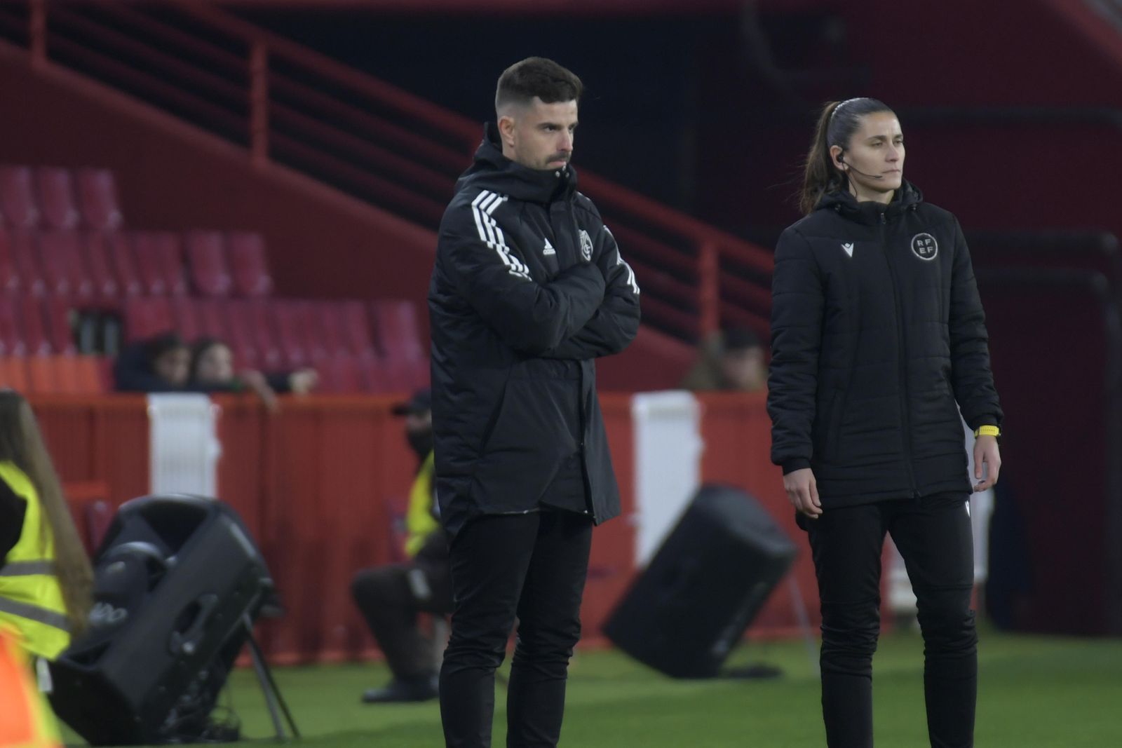 Roger Lamesa, en el Nuevo Los Cármenes.