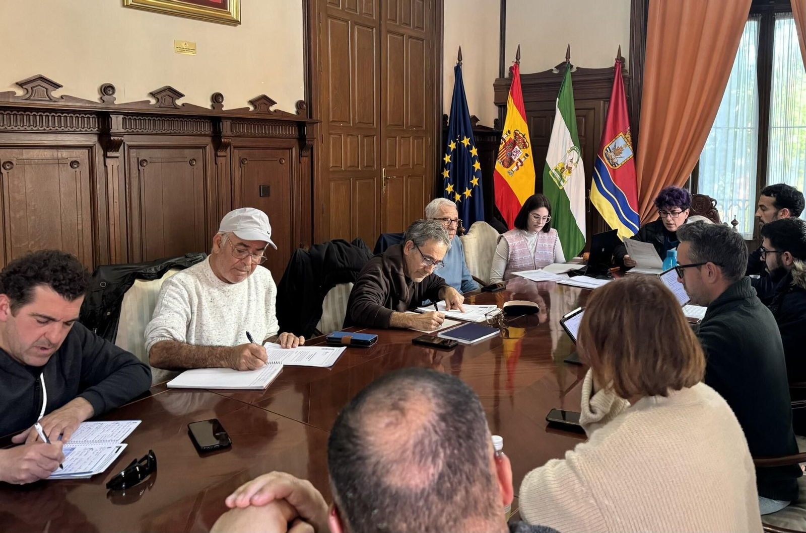 Carmen Pozo, delegada, preside la comisión.