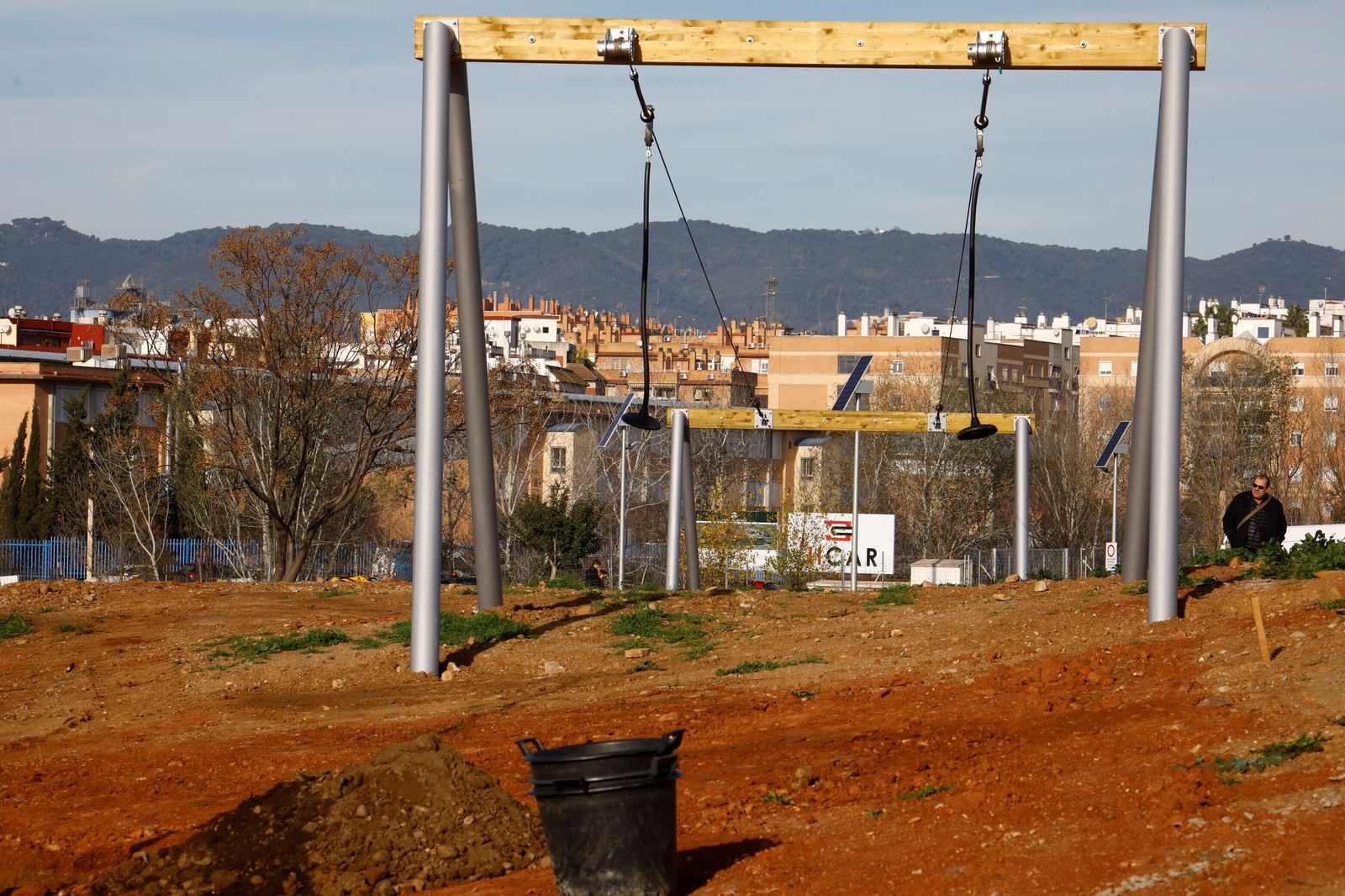 Así avanzan las obras de la segunda fase del parque de Levante de Córdoba, en imágenes