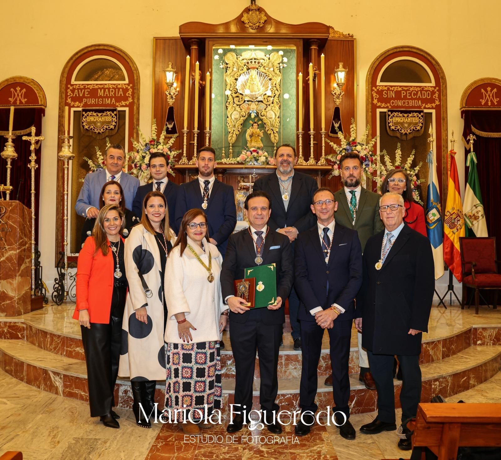 Manuel Ramos transmite a los hermanos de Emigrantes su emoción y fervor por la Virgen del Rocío