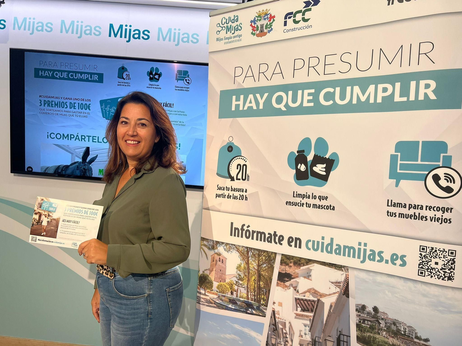 La concejala de Limpieza Viaria, Belén Roca.