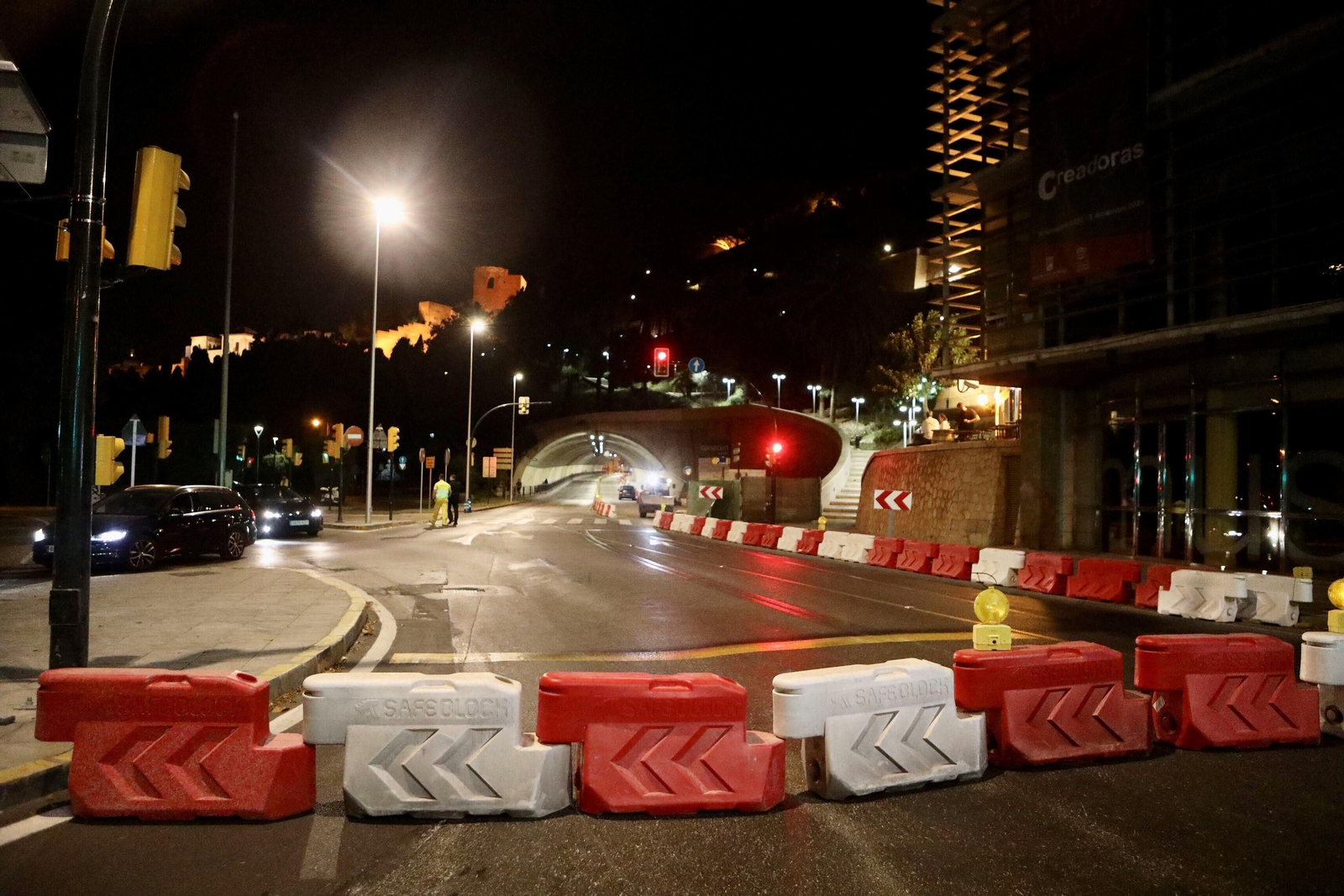Obras de acondicionamiento acústico del túnel de la Alcazaba