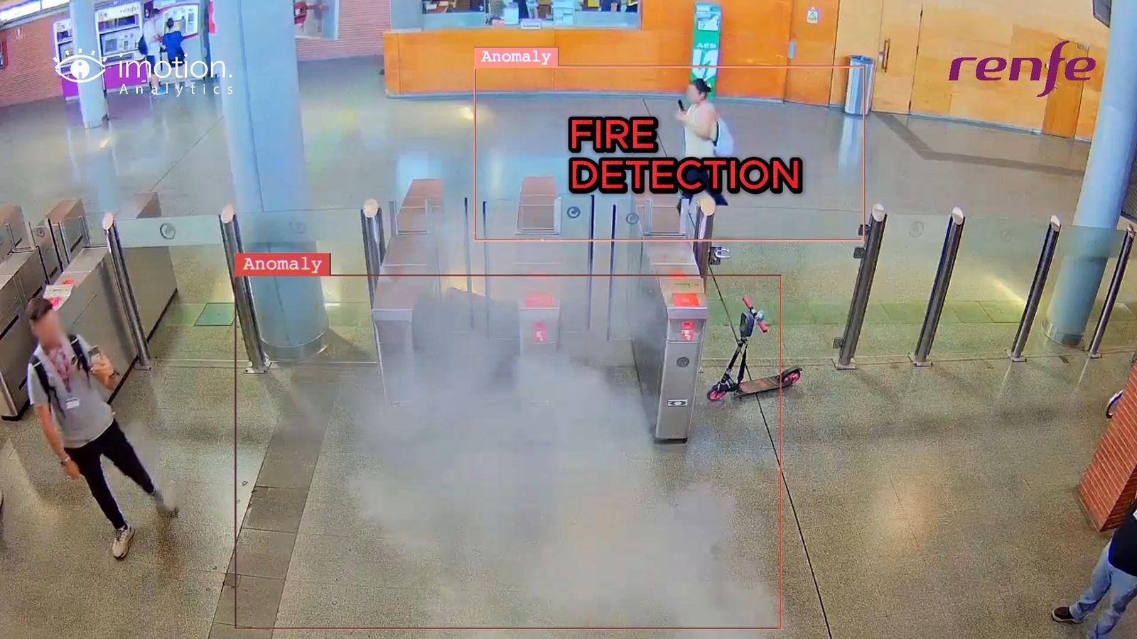 Las cámaras instaladas en la estación del Aeropuerto de Jerez detectarán el humo e incendios