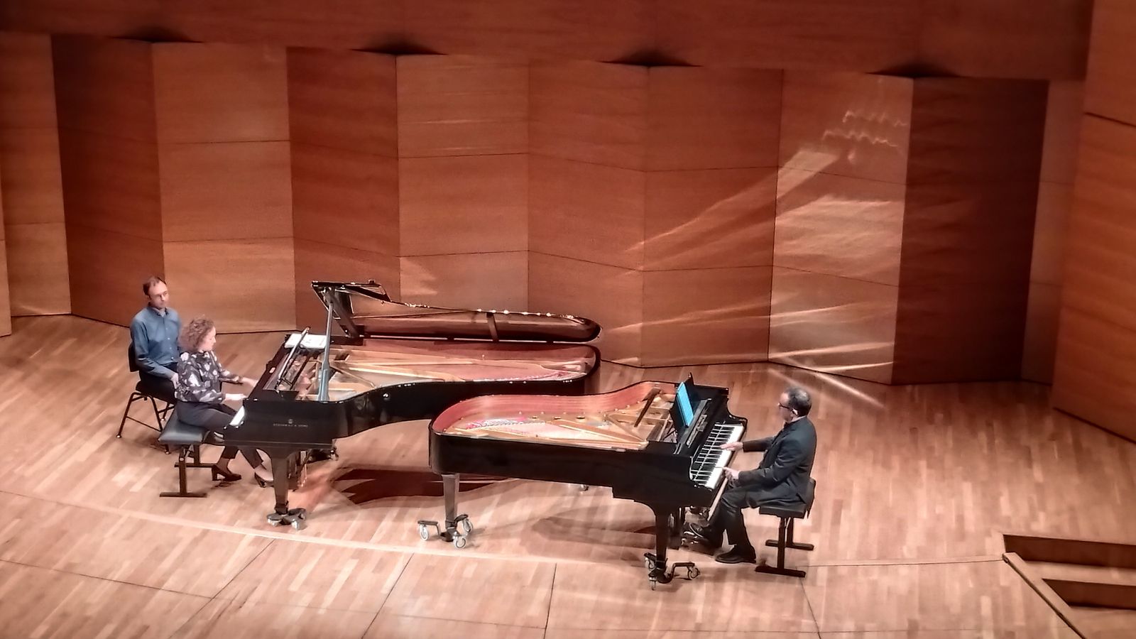 Alborada Moreno e Ignacio Torner en el Espacio Turina