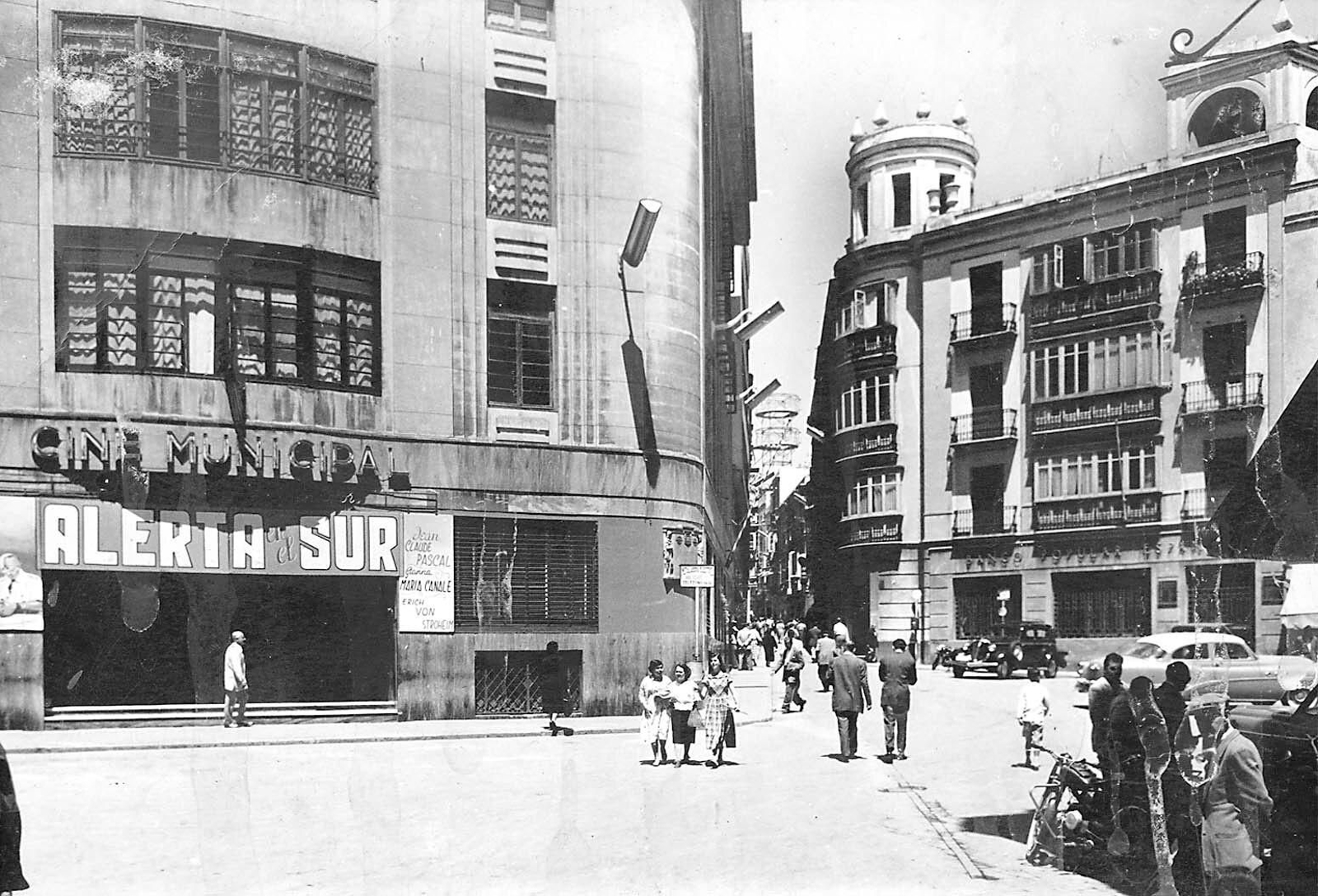El mítico Cine Municipal, en la plaza del Palillero.