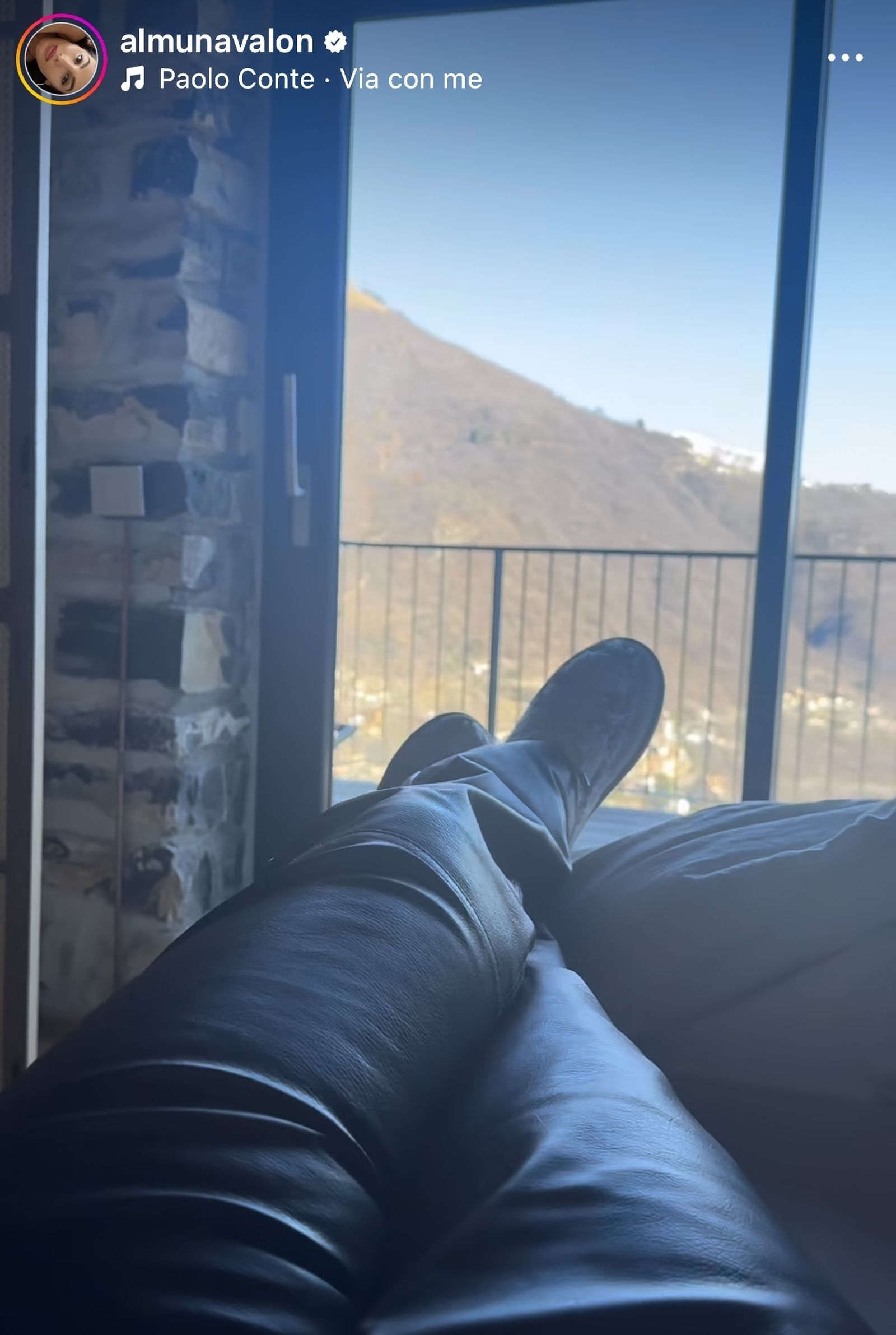 La espectacular cabaña con vistas en la que Manuel Carrasco se alojó a su paso por Italia