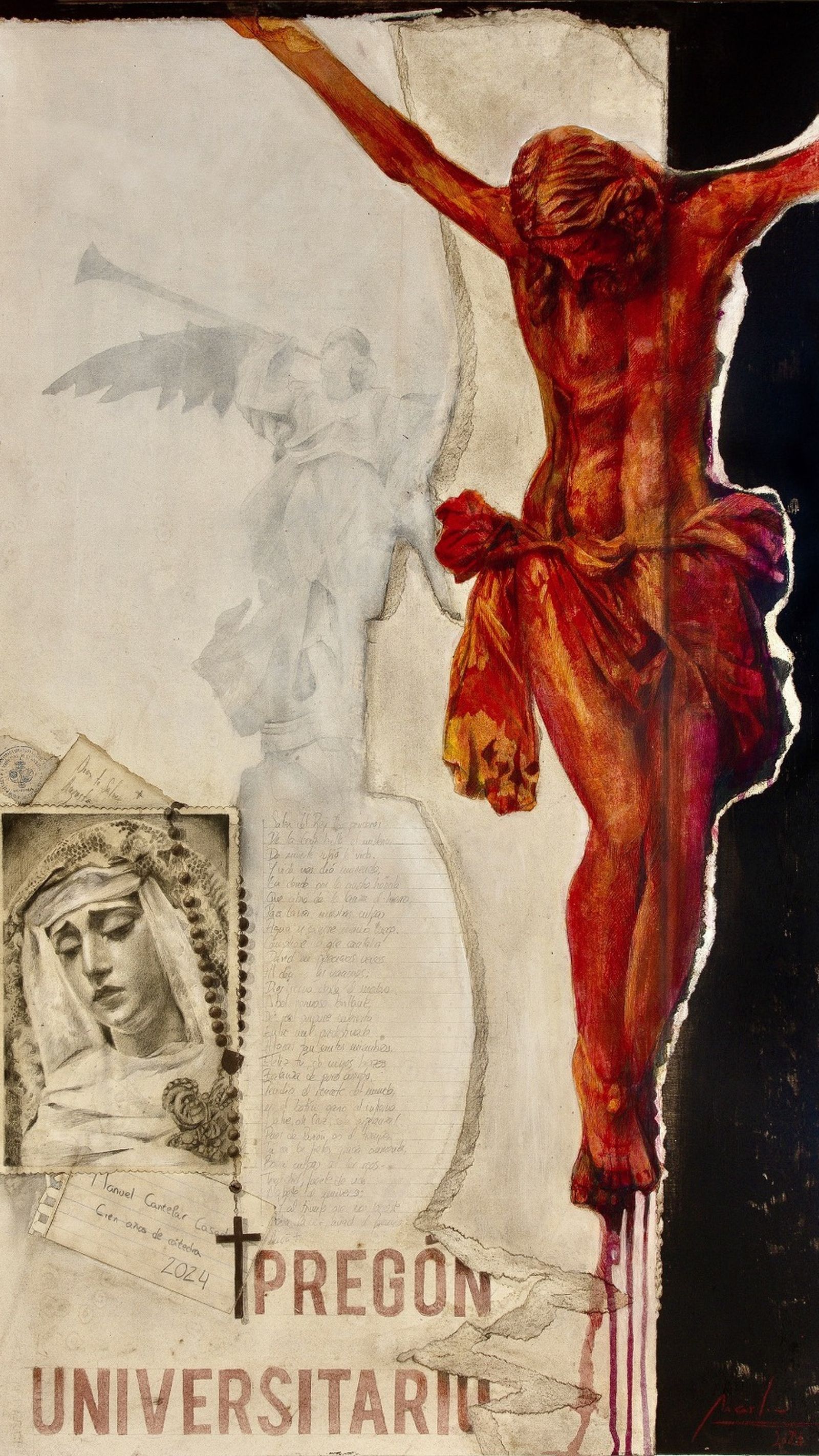 El cartel del Pregón Universitario