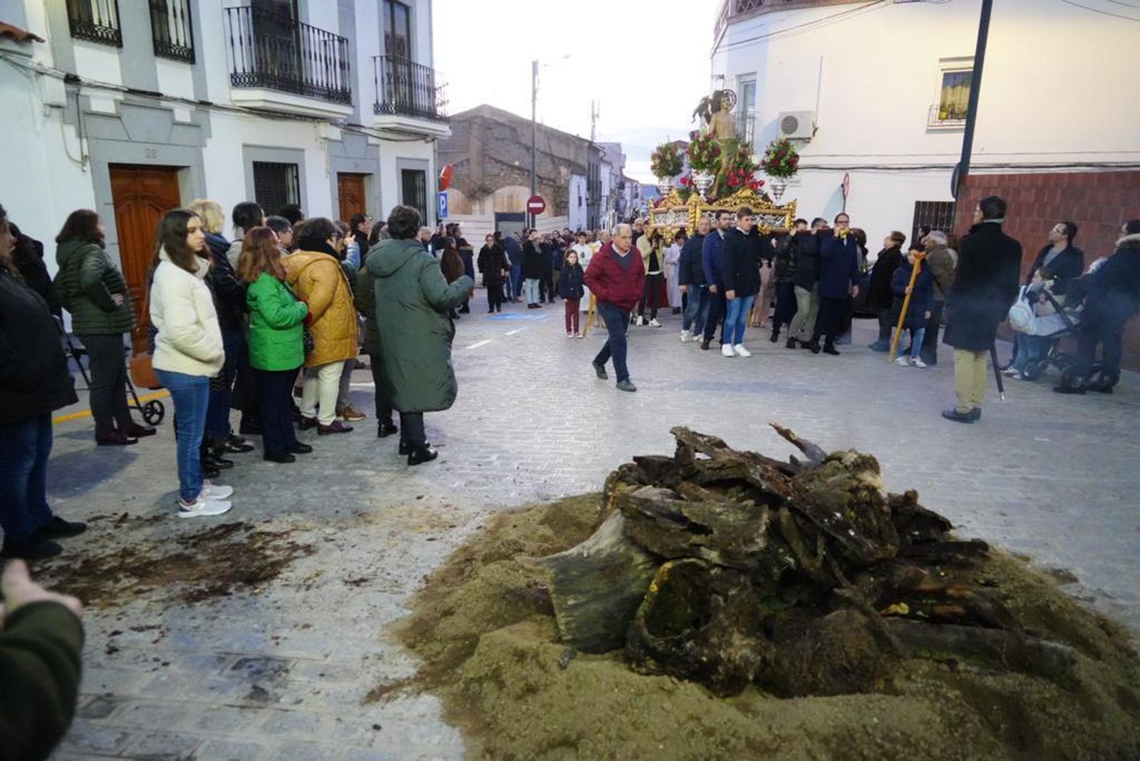 La procesión de San Sebastián en Pozoblanco 49 años después, en imágenes
