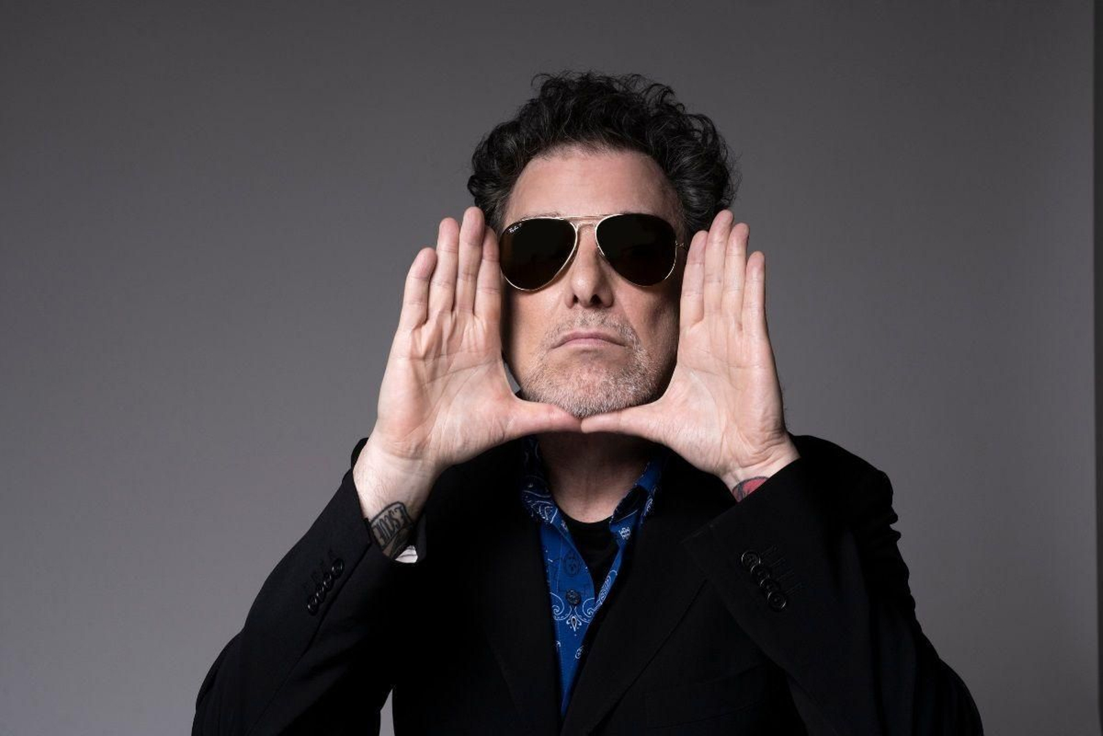El cantante y compositor argentino Andrés Calamaro.