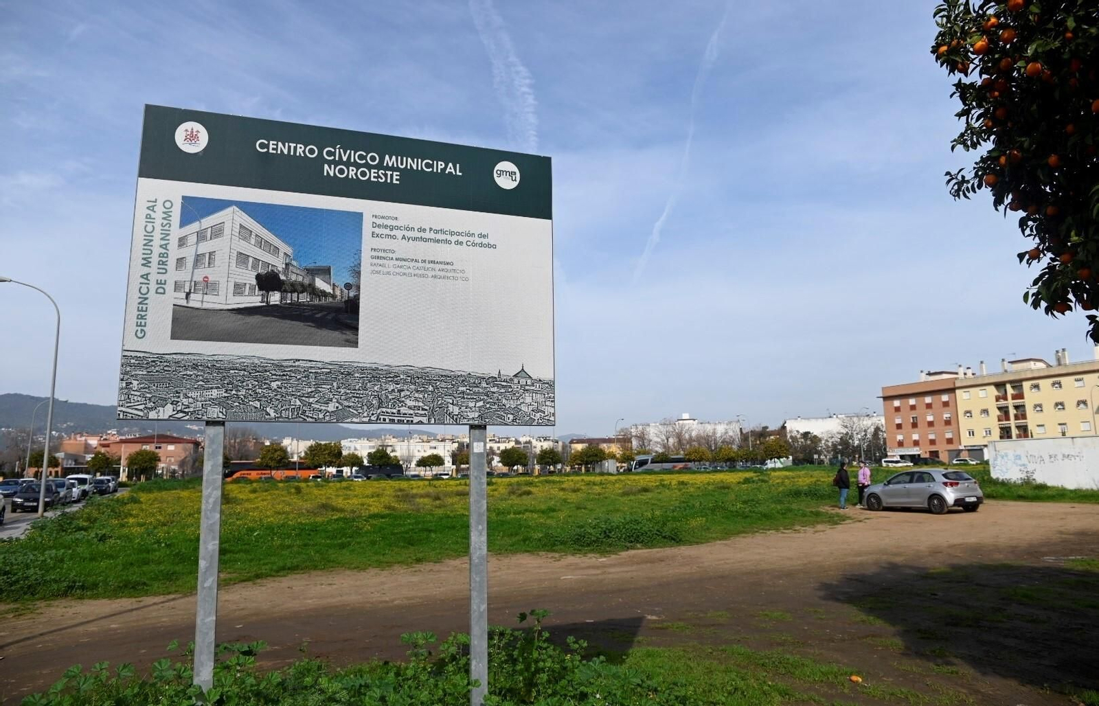 Terrenos en los que se construirá el Centro Cívico Noroeste.