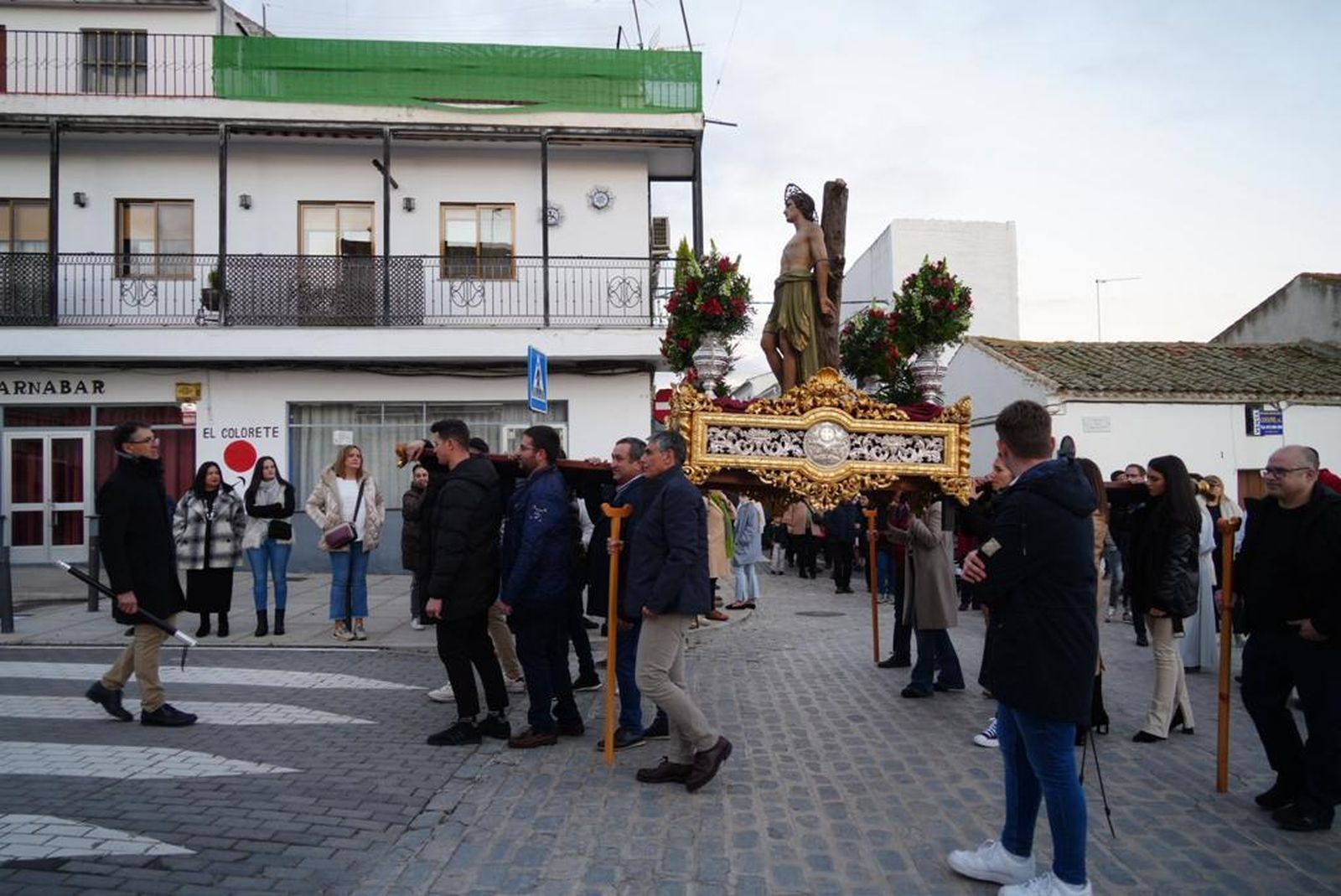 La procesión de San Sebastián en Pozoblanco 49 años después, en imágenes