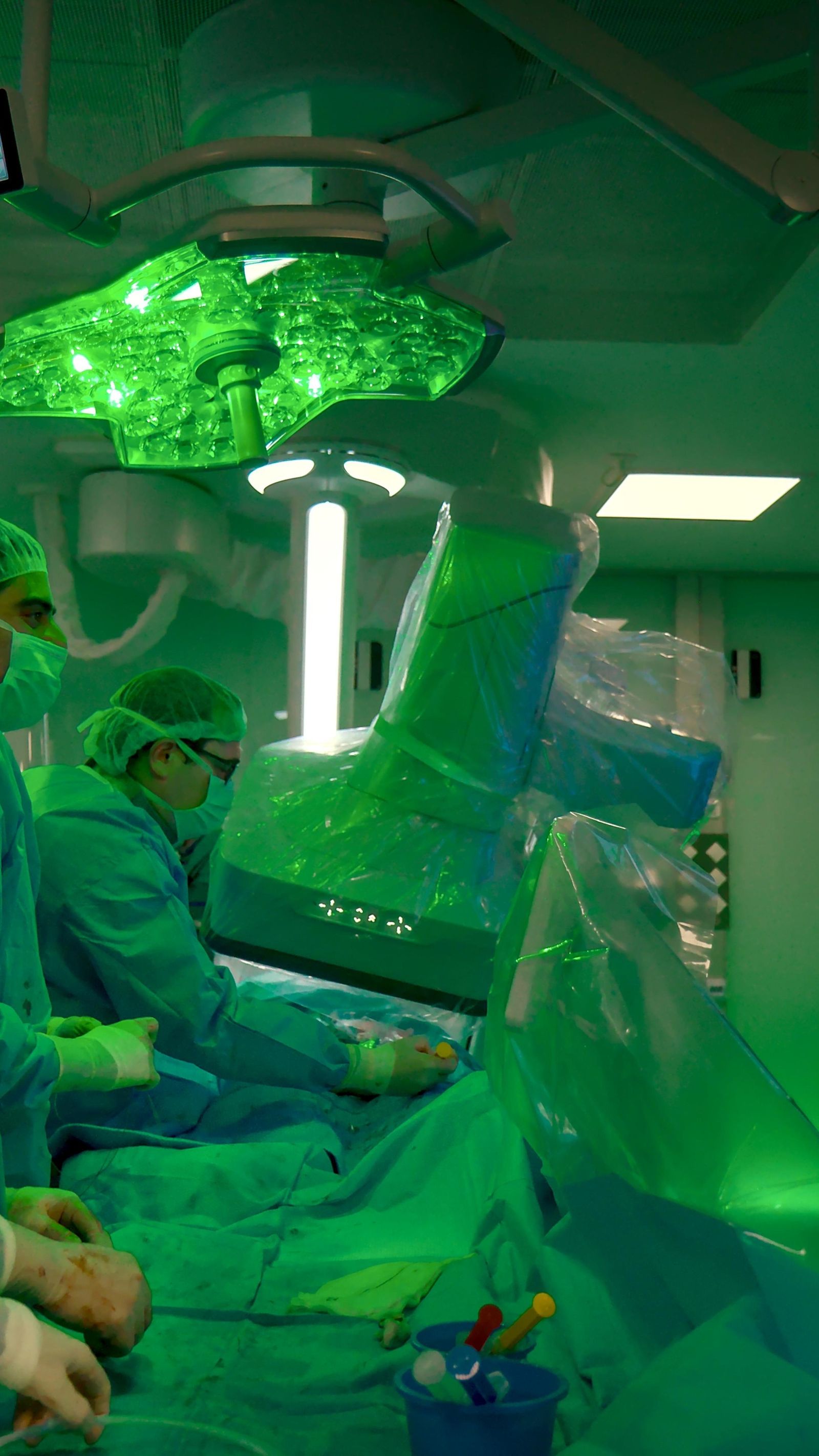 Un momento de una cirugía.