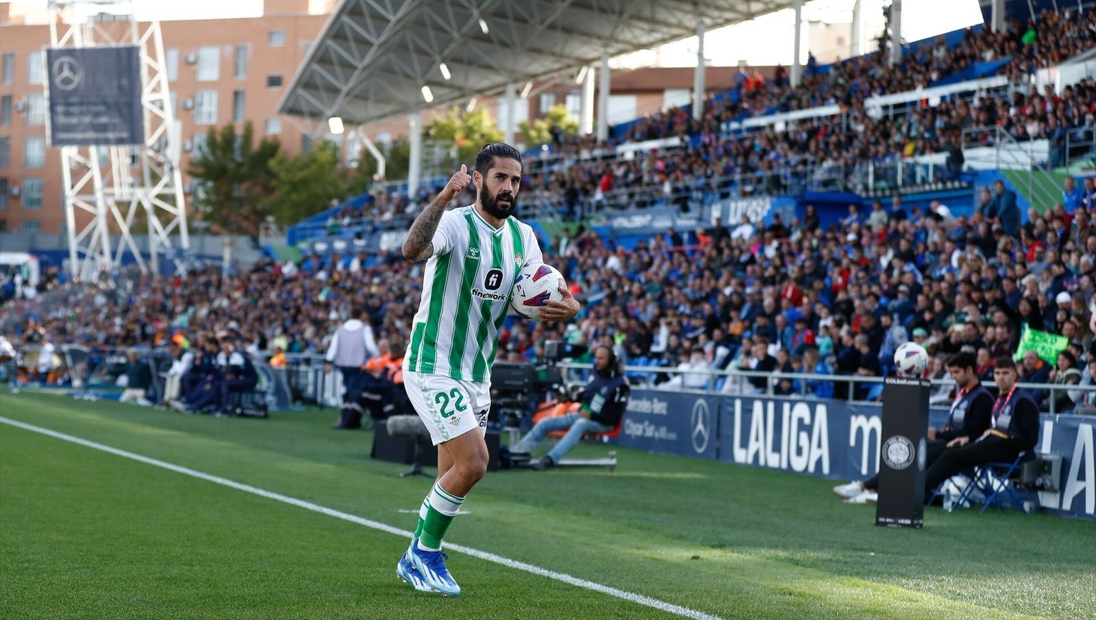 Isco, jugador del Betis, en el partido de Liga contra el Getafe.