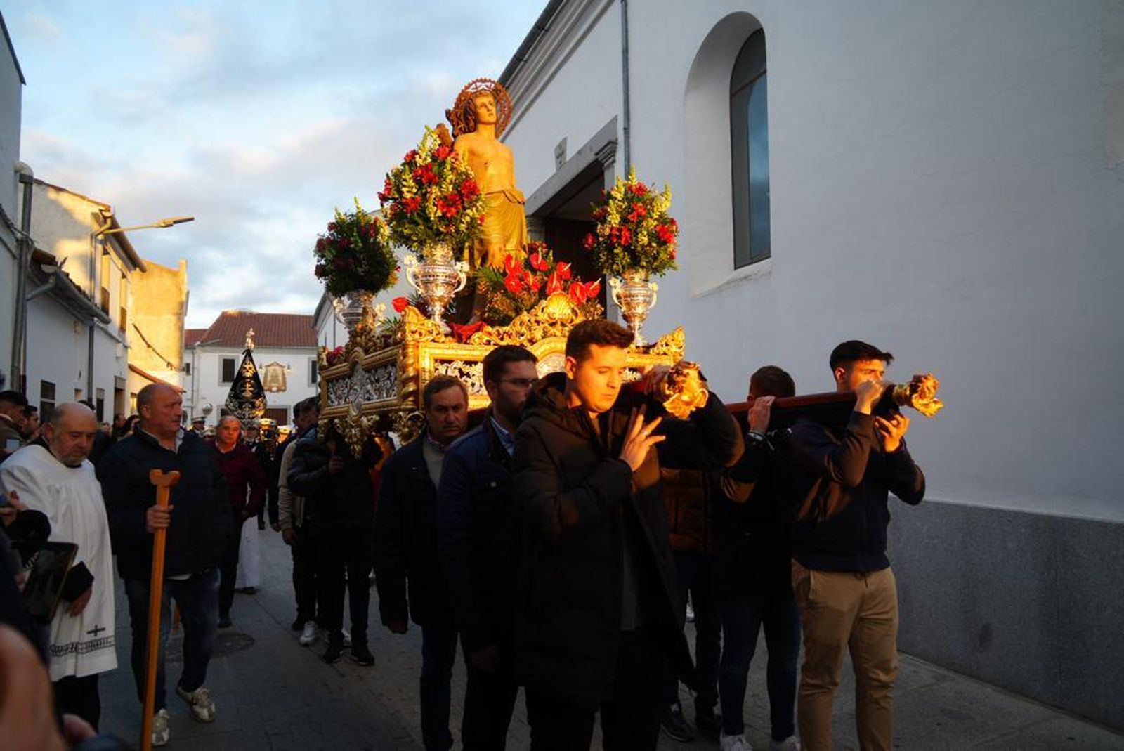 La procesión de San Sebastián en Pozoblanco 49 años después, en imágenes