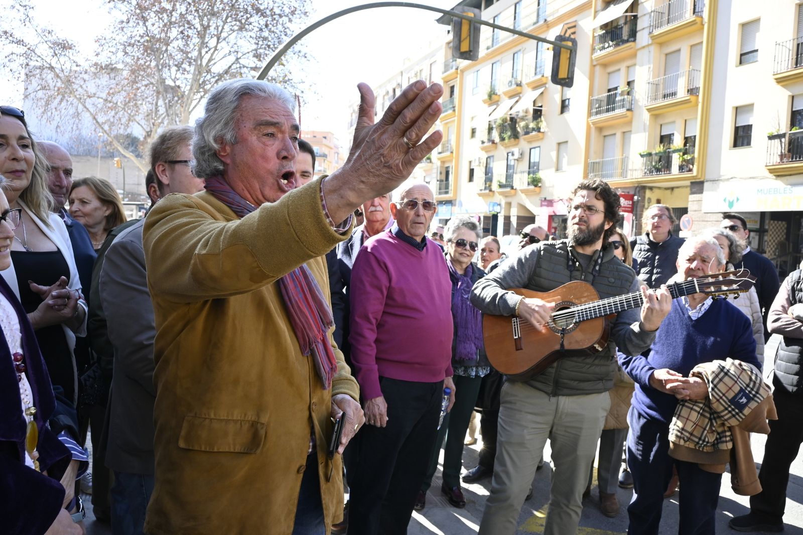 Inauguración del mosaico del centenario del primer concurso de cante jondo, en imágenes