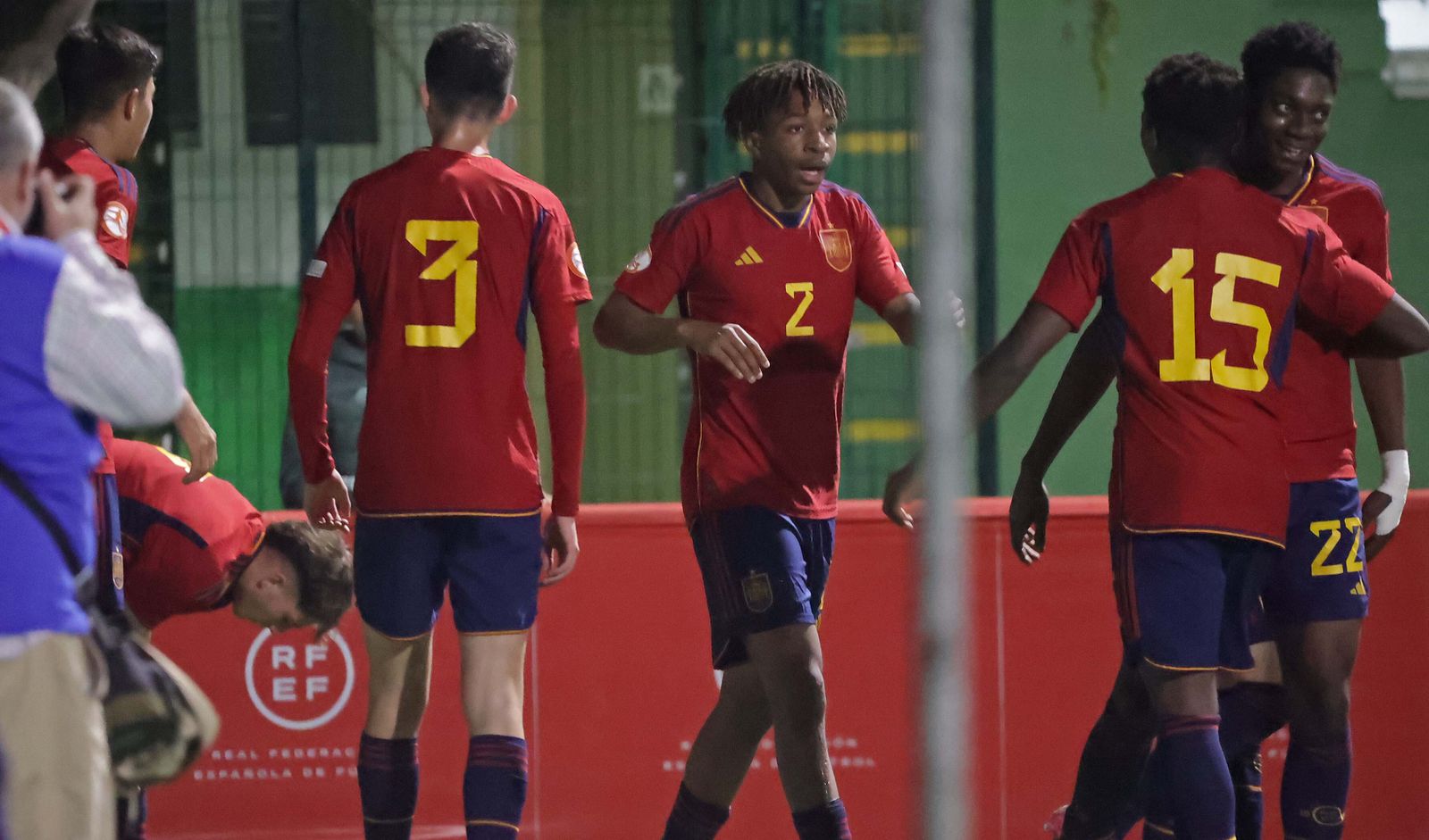 Las mejores fotos del España - Italia sub-17: Camarda, Oyono, Iago y Reyes en Los Barrios