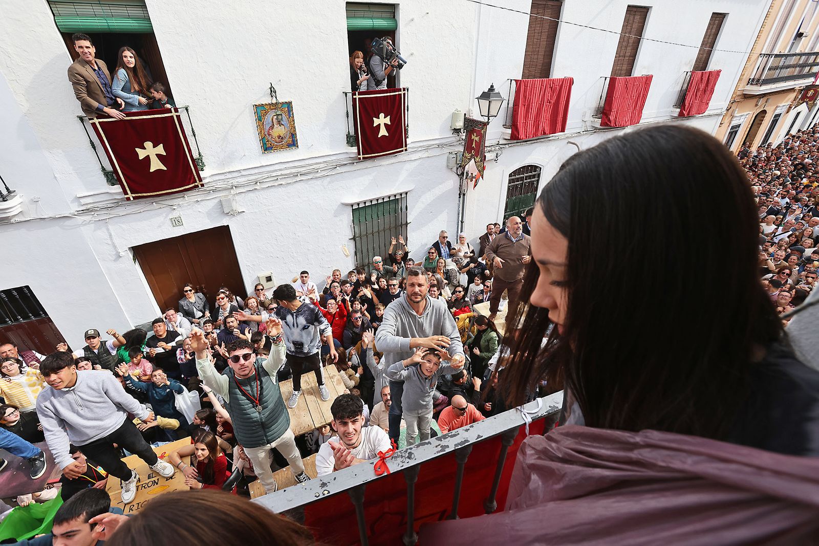 Imágenes de las tiradas de San Antonio Abad en Trigueros