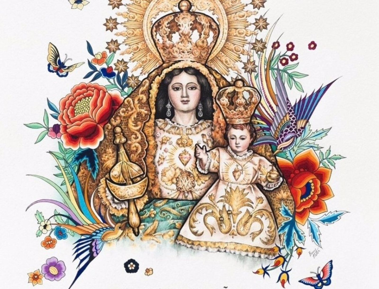 Fragmento del cartel de la exposición.