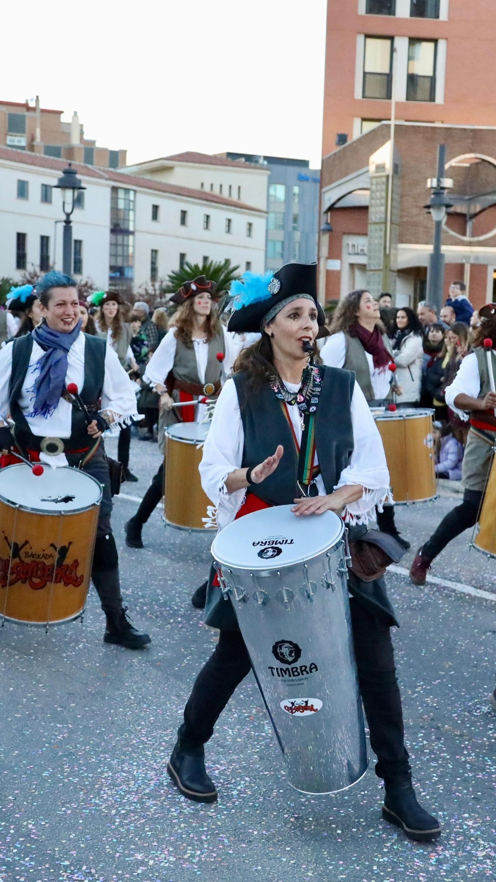 Piratas abonados a la percusión.