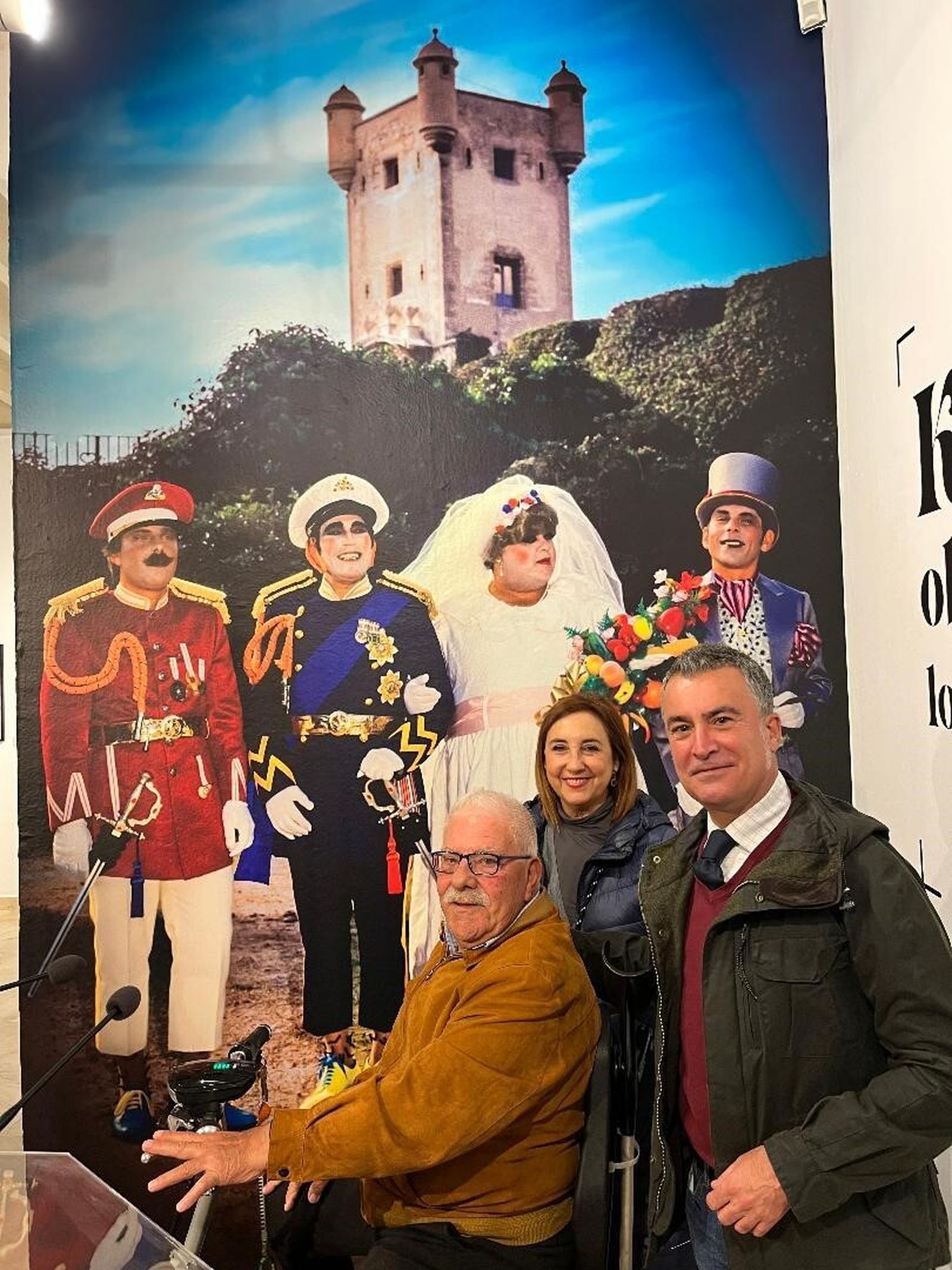 Paco Scapachini, Ana Villagómez y Ángel Núñez.