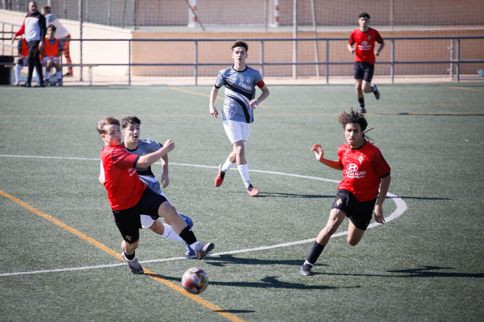 Imágenes del partido entre la Cañada y el Sporting Atlético