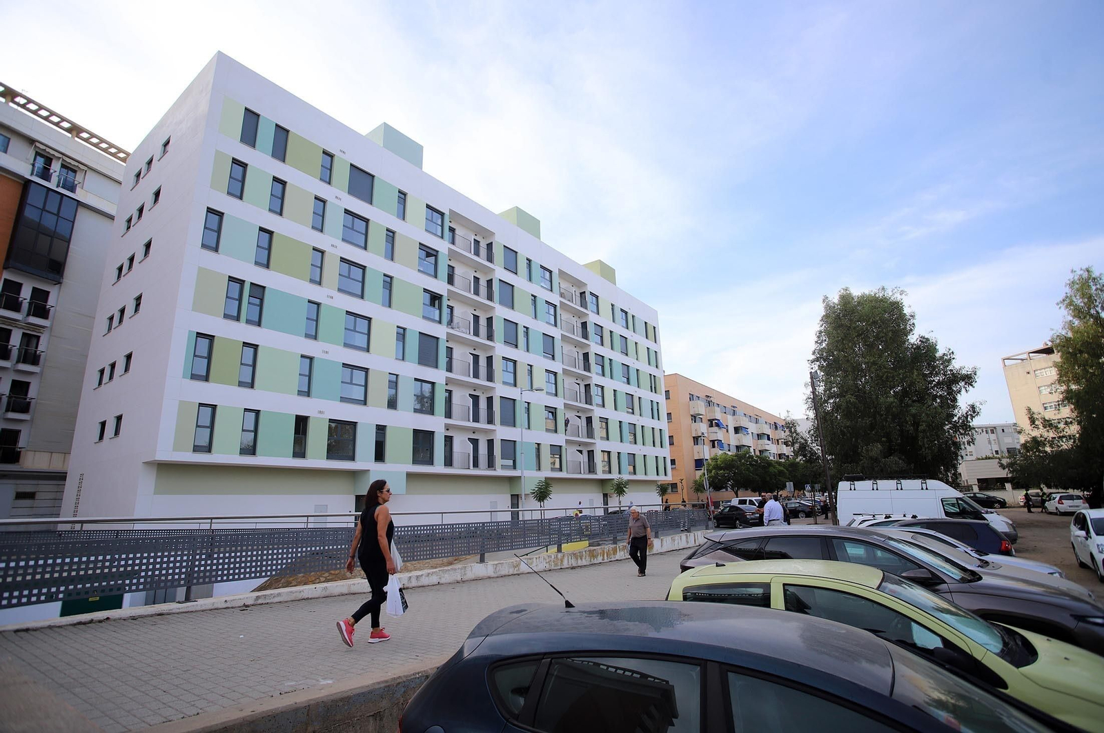 Viviendas promovidas por la Junta de Andalucía en la capital onubense.