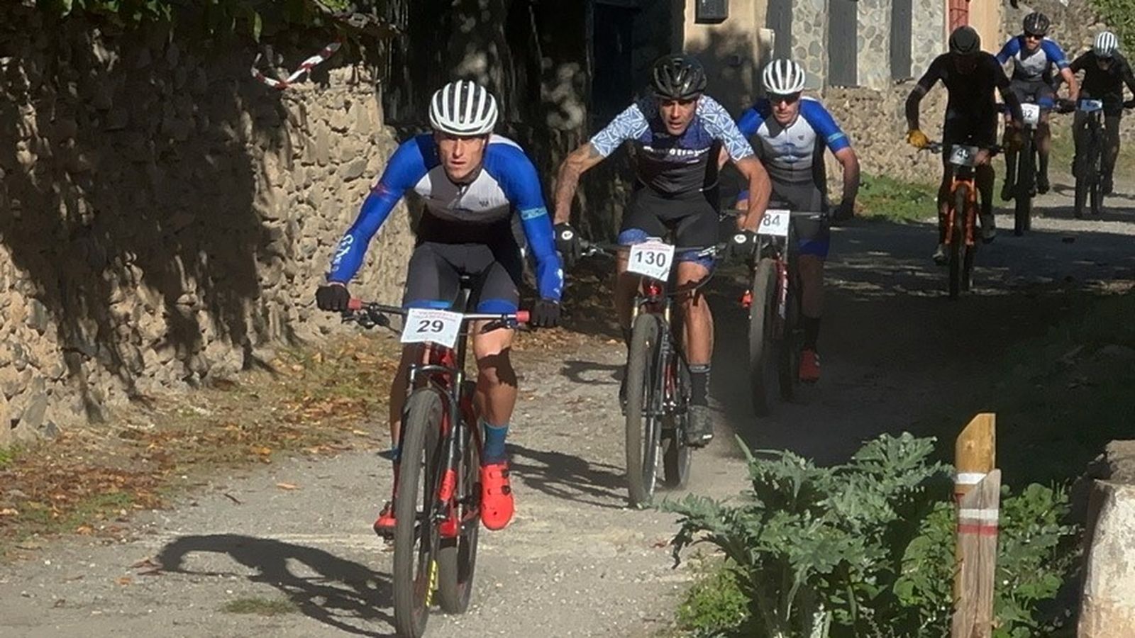 Un  momento de la prueba celebrada en Cádiar