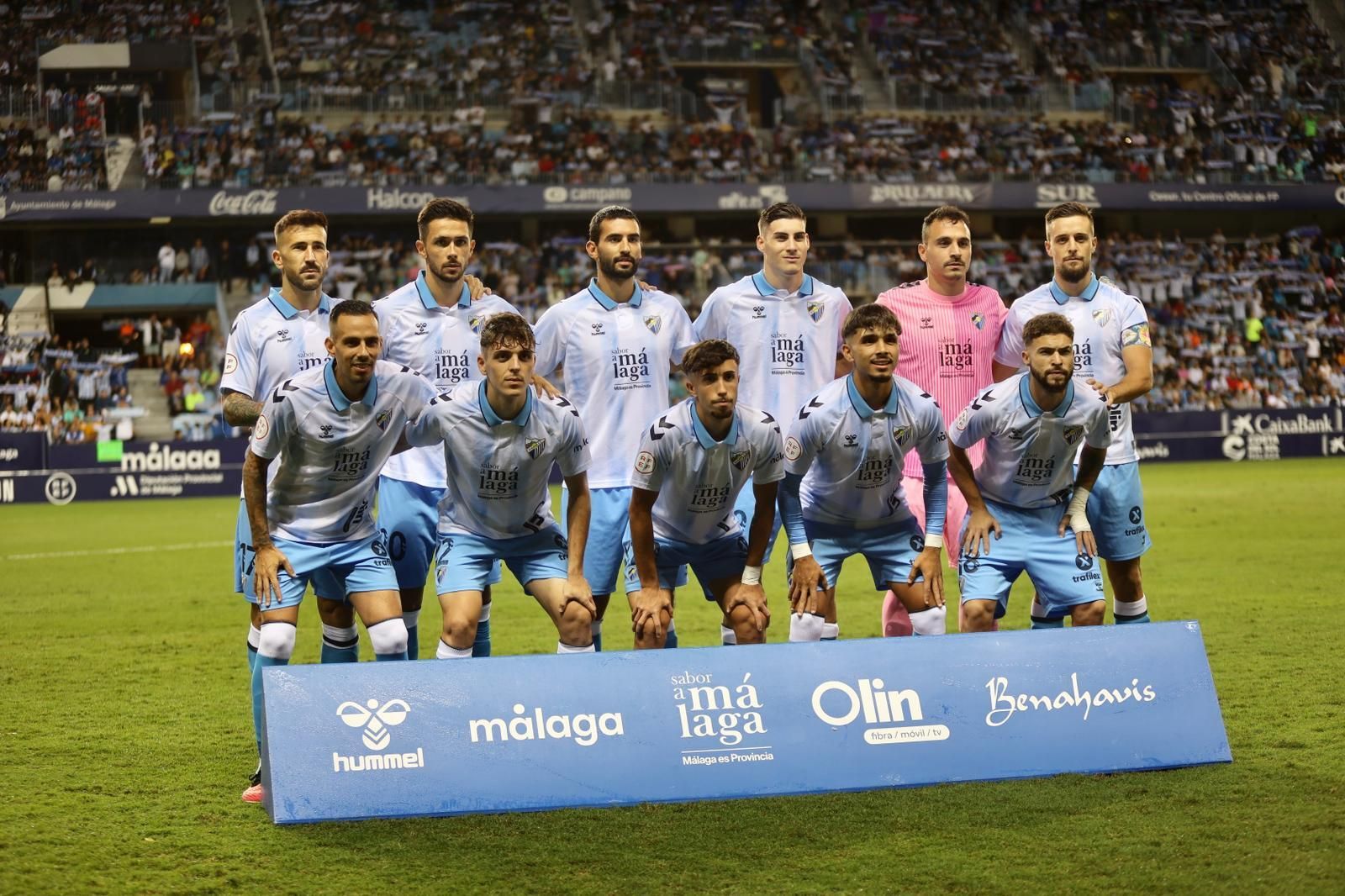 El once del Málaga CF ante el Real Madrid Castilla