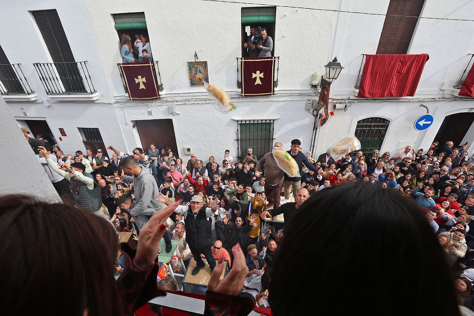 Imágenes de las tiradas de San Antonio Abad en Trigueros