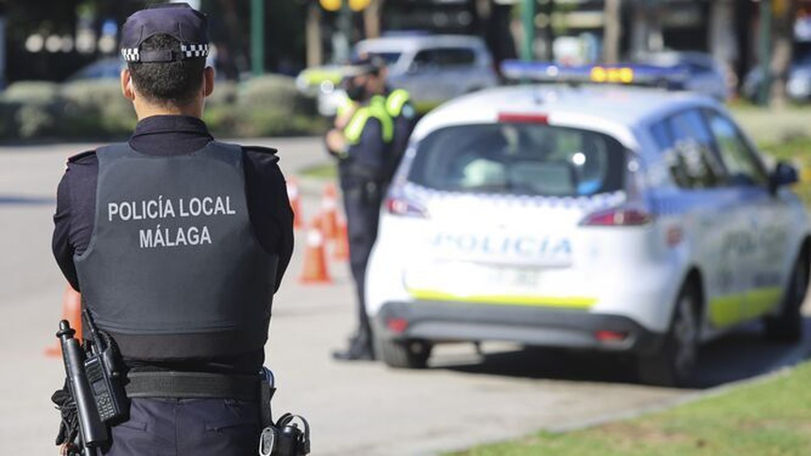 Un policía local de Málaga.